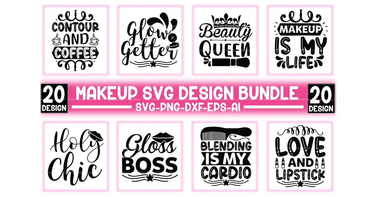 Makeup Design SVG Bundle