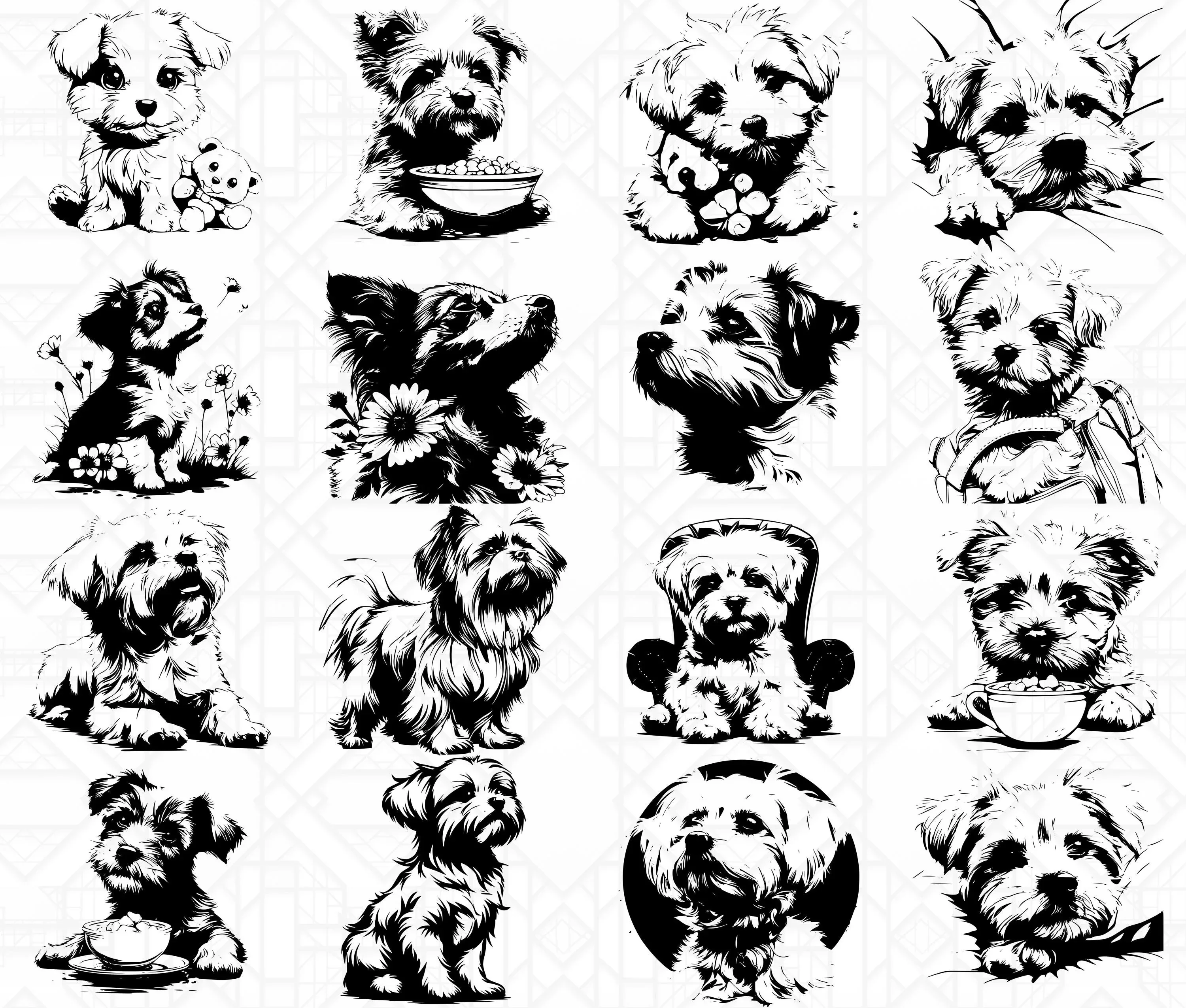 Maltese Dog SVG Bundle - Image 3