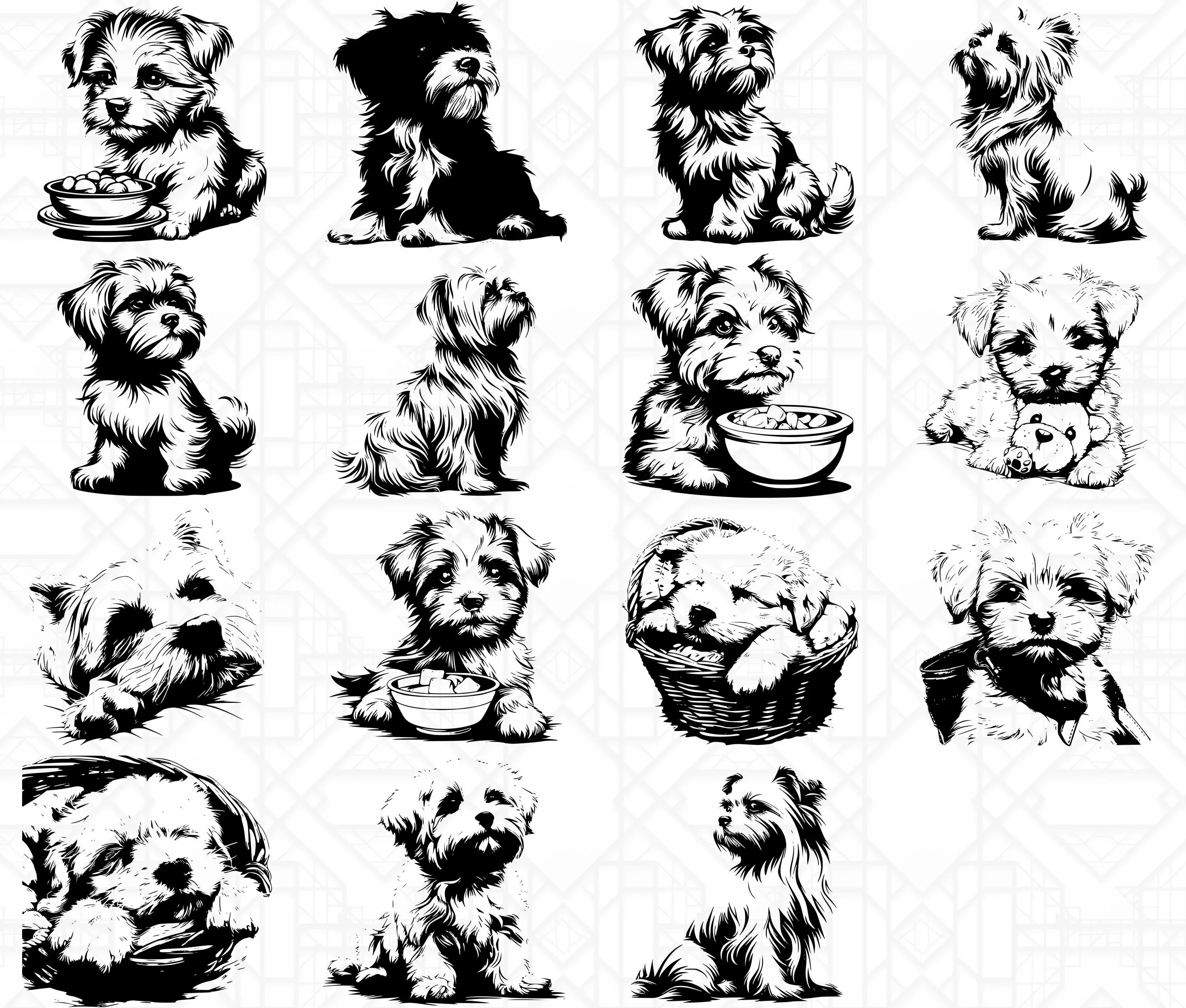 Maltese Dog SVG Bundle - Image 4