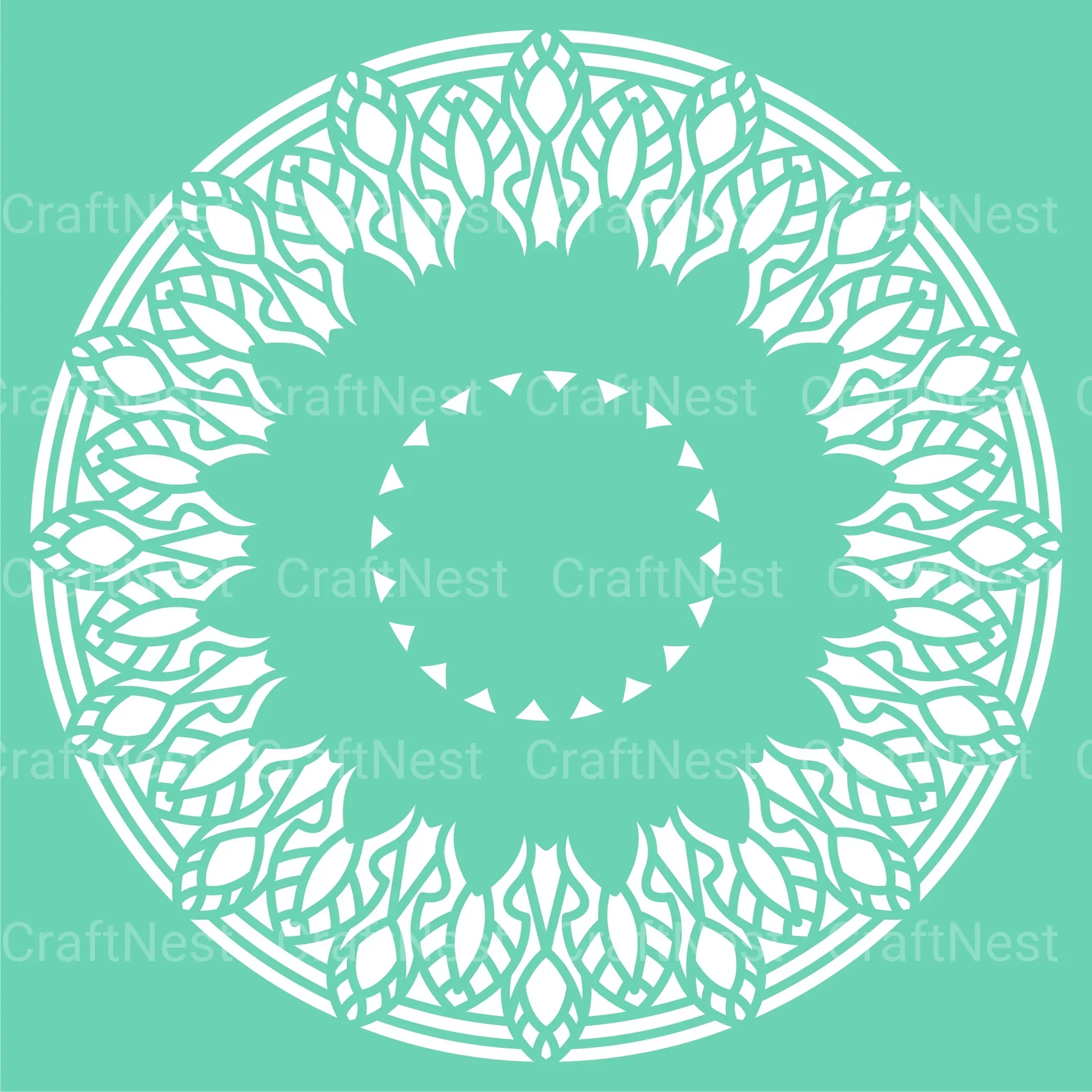 Mandala 3D Layered Papercut SVG Bundle - Image 6