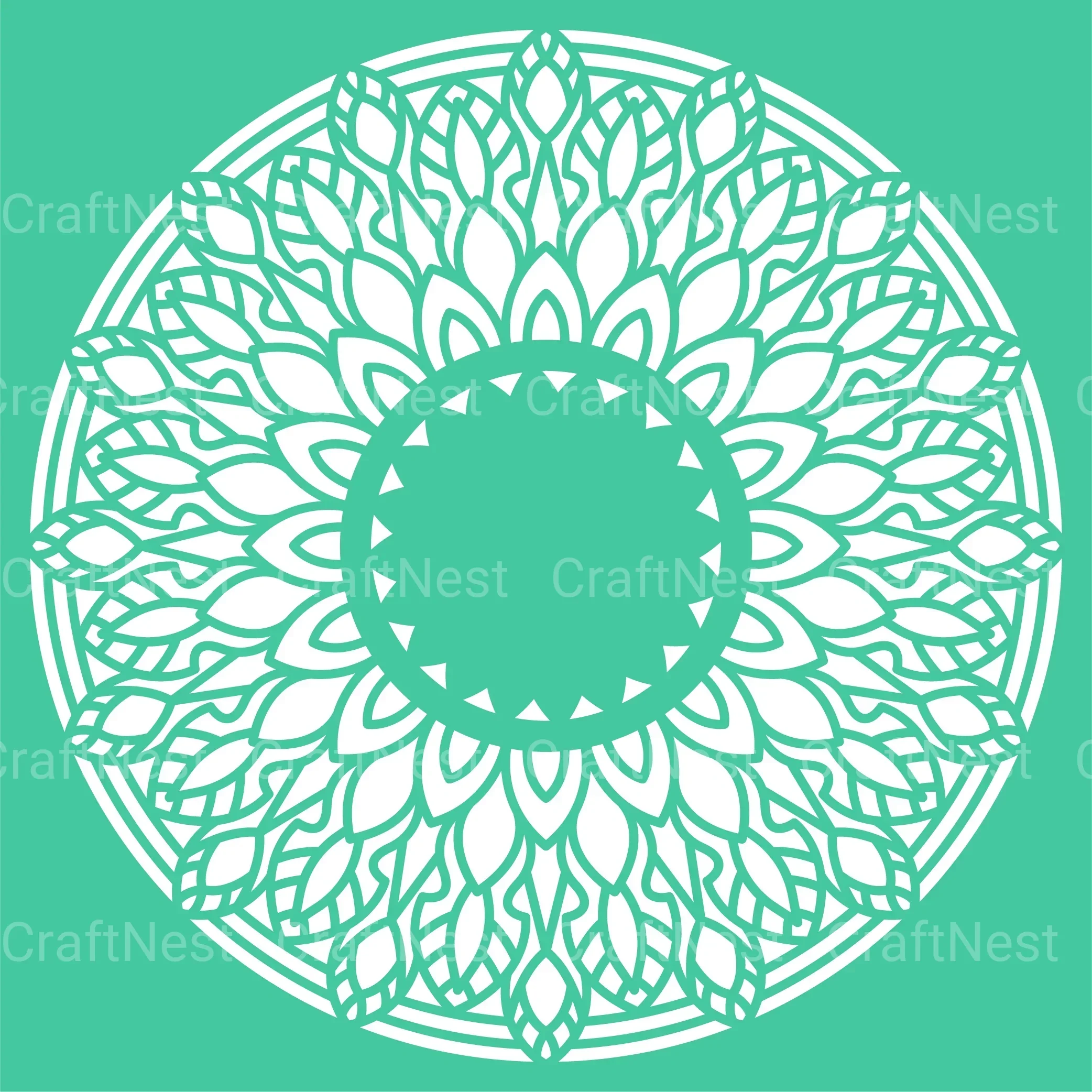 Mandala 3D Layered Papercut SVG Bundle - Image 7