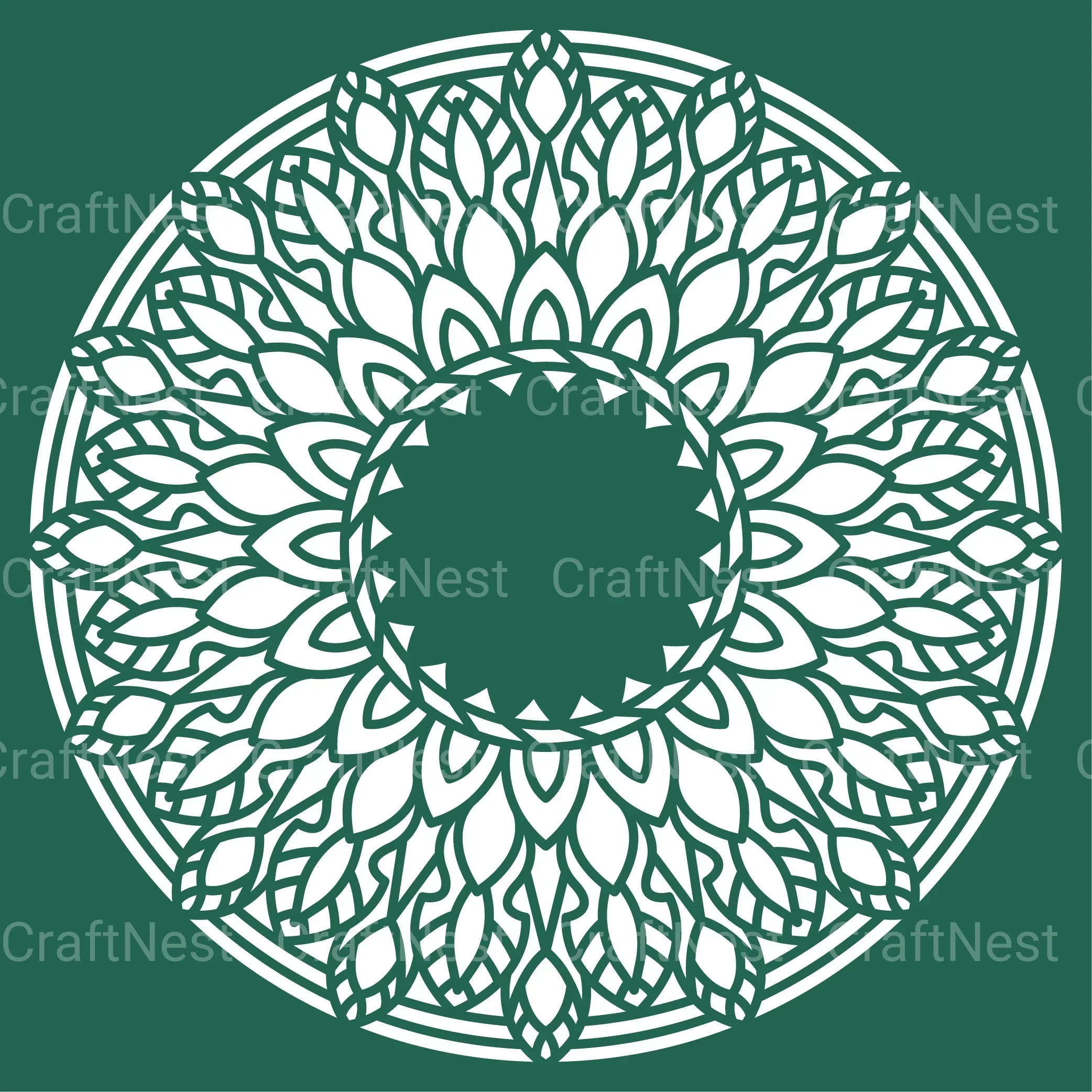 Mandala 3D Layered Papercut SVG Bundle - Image 8
