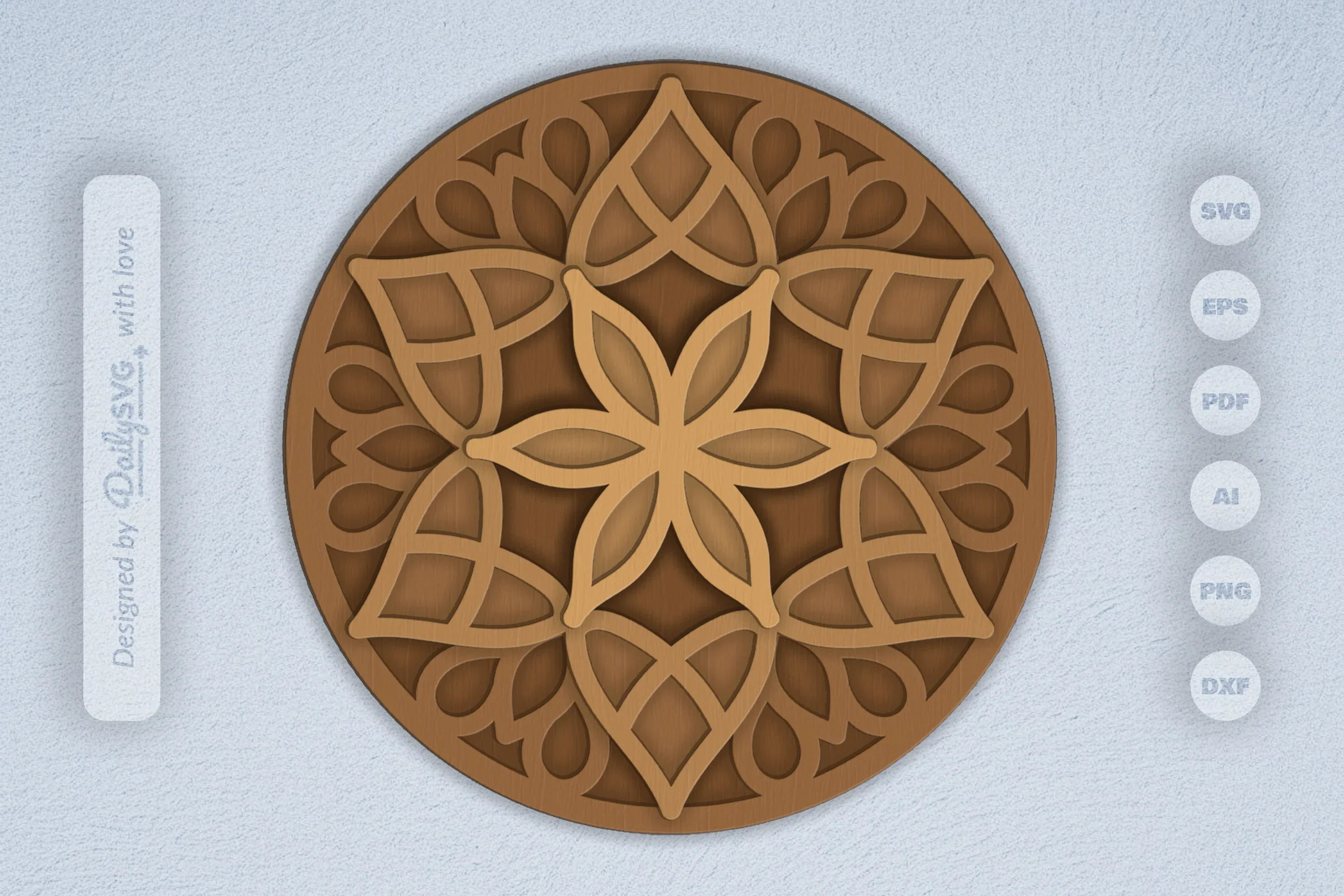 Mandala Art Laser Cut SVG Bundle - Image 3