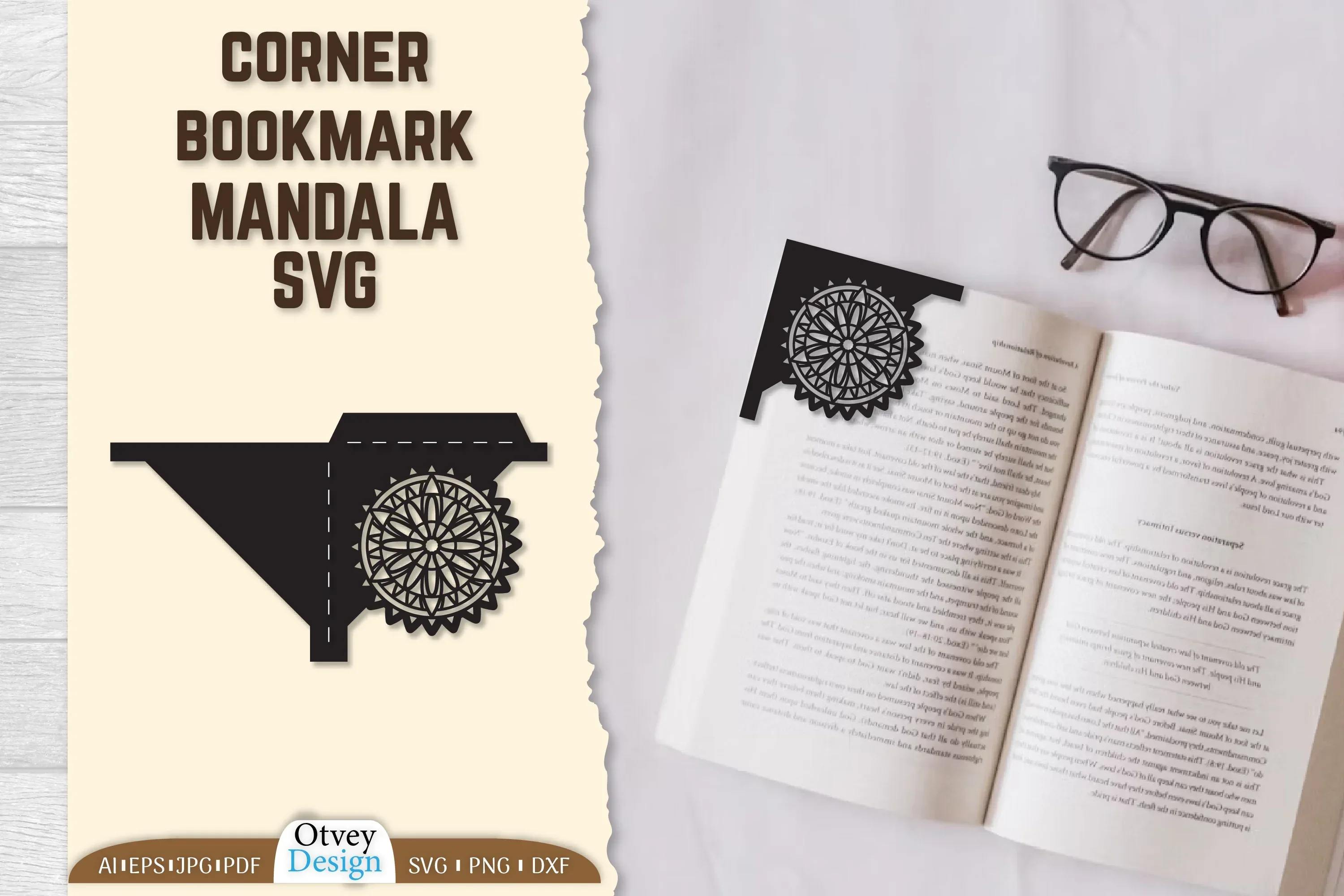 Mandala Bookmark SVG Bundle