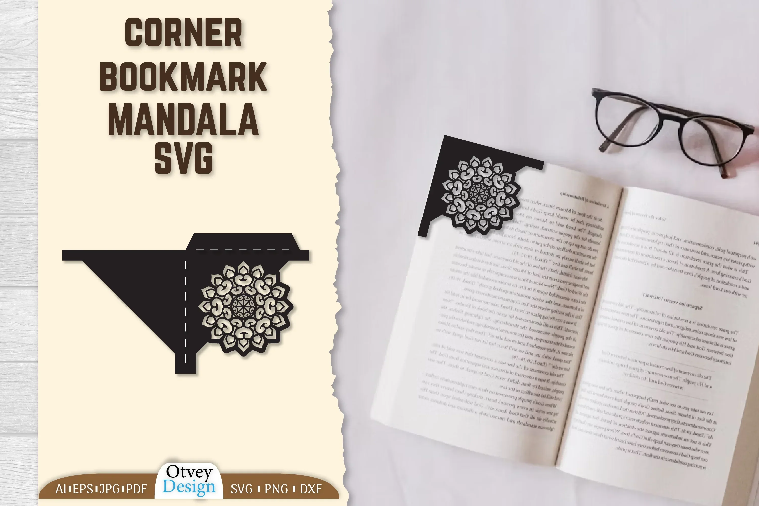 Mandala Bookmark SVG Bundle