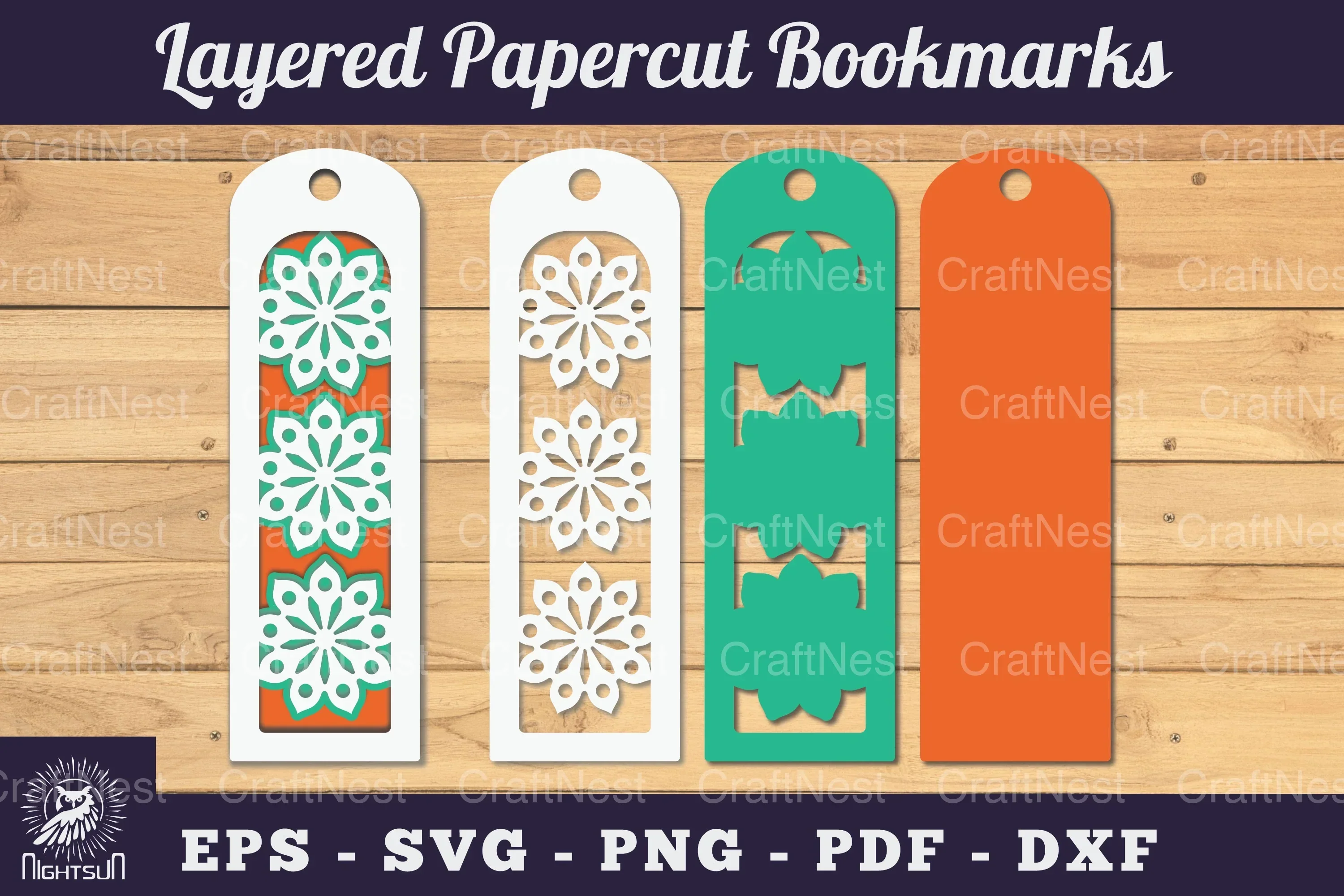 Mandala Bookmark SVG Bundle