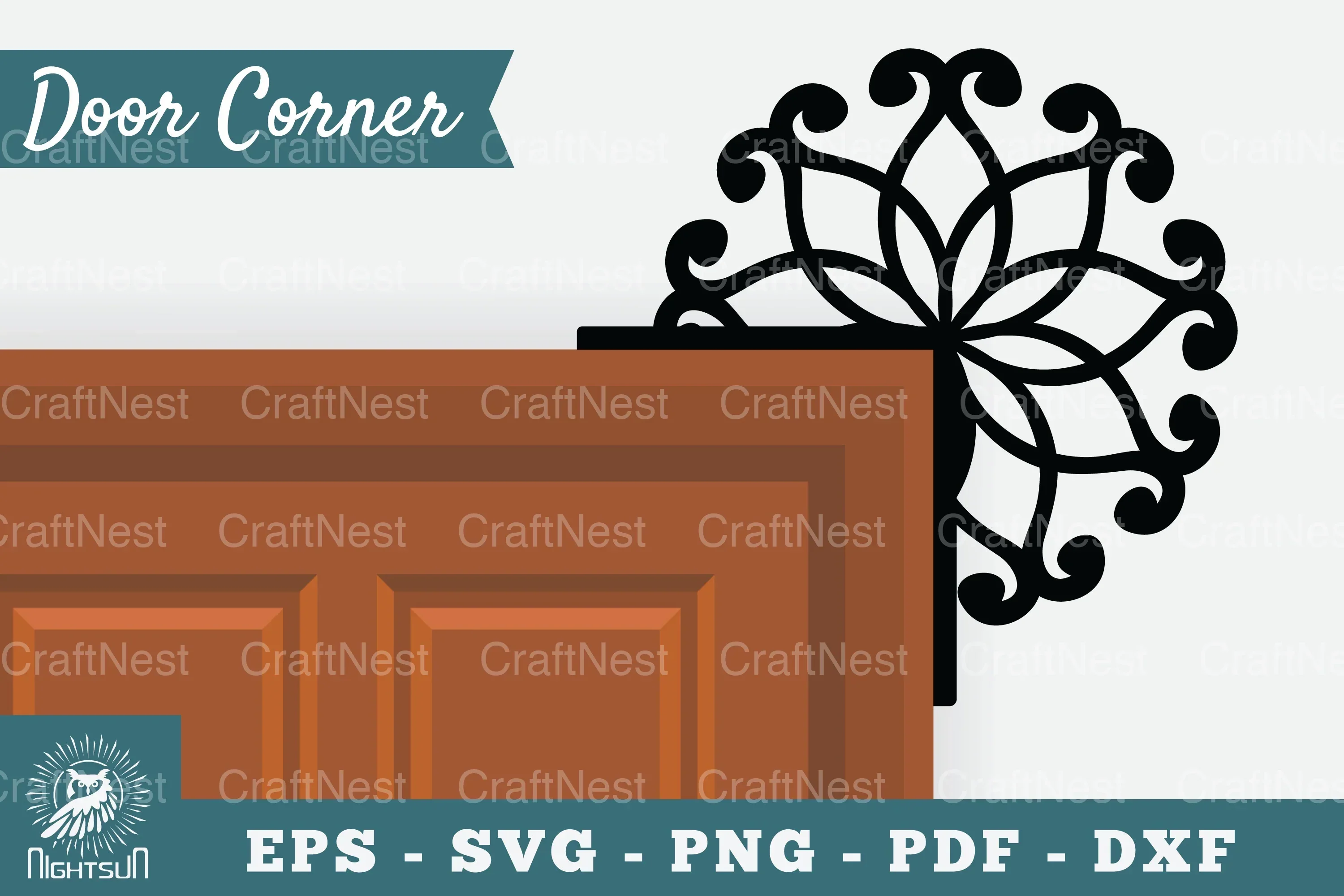 Mandala Door Corner SVG Bundle