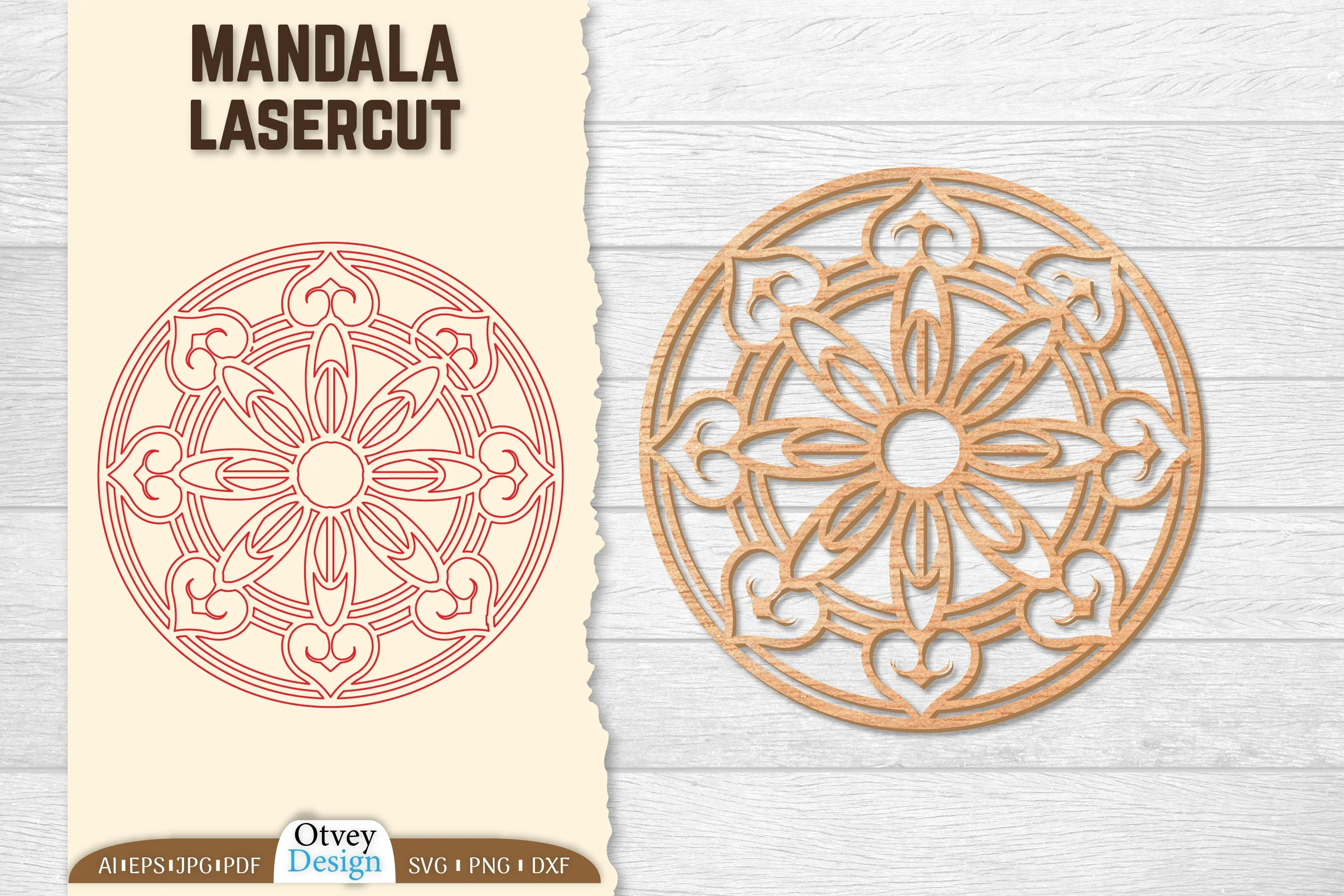 Mandala Lasercut SVG Bundle