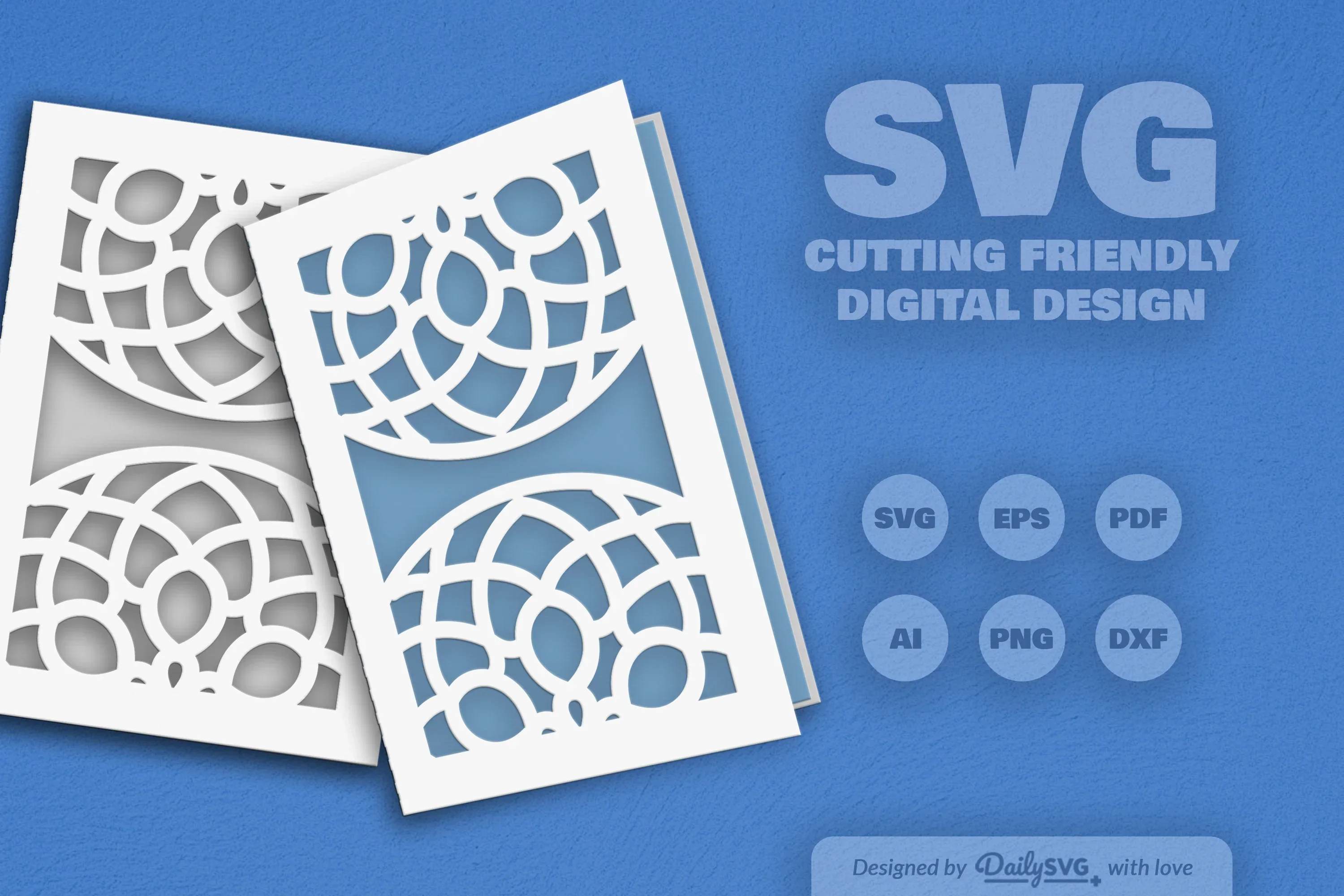 Mandala Mirror Papercut SVG Bundle - Image 2