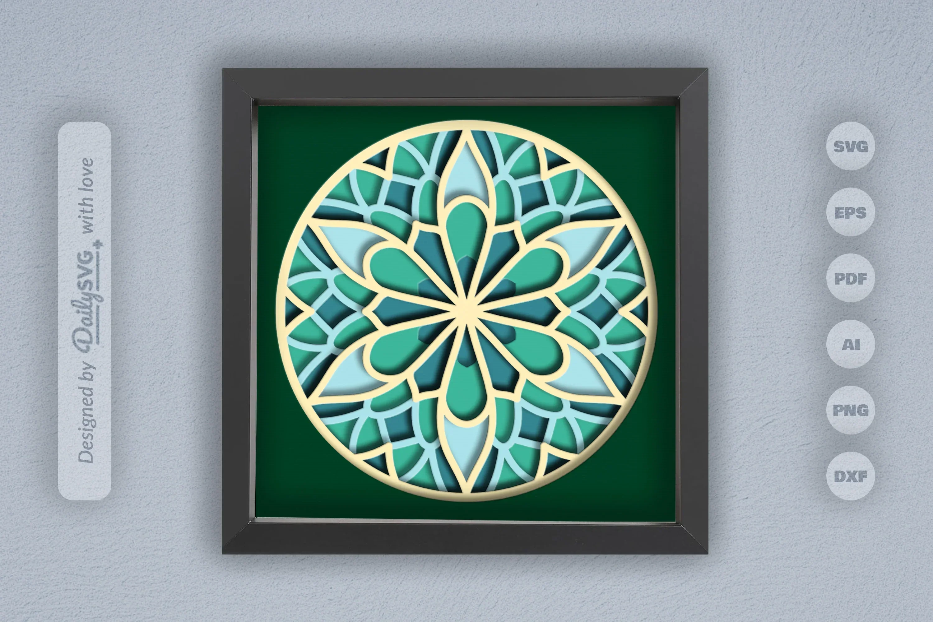 Mandala Paper Cut SVG Bundle