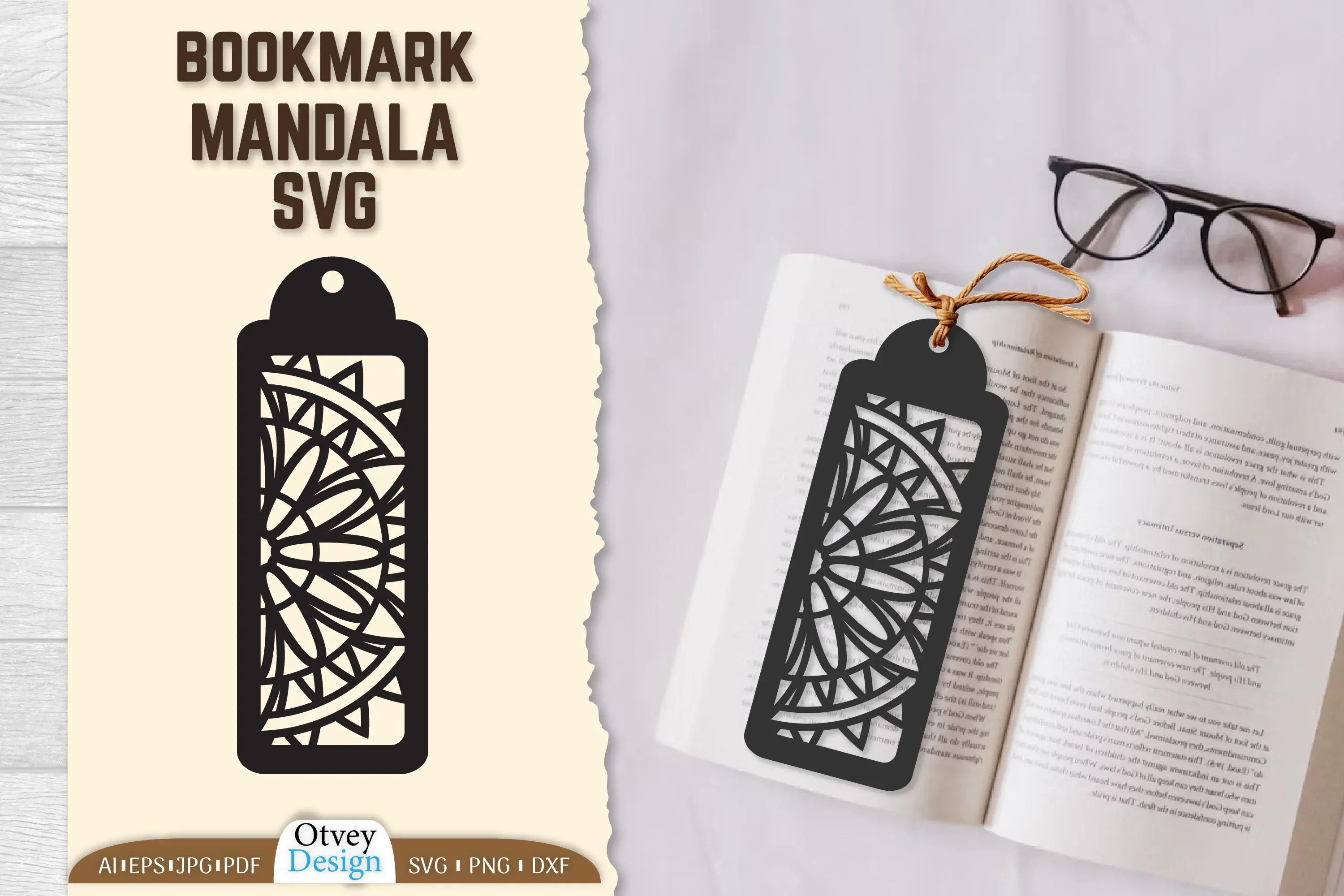Mandala SVG Bundle: 258 Bookmark Designs