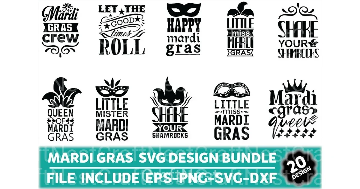 Mardi Gras Design Bundle