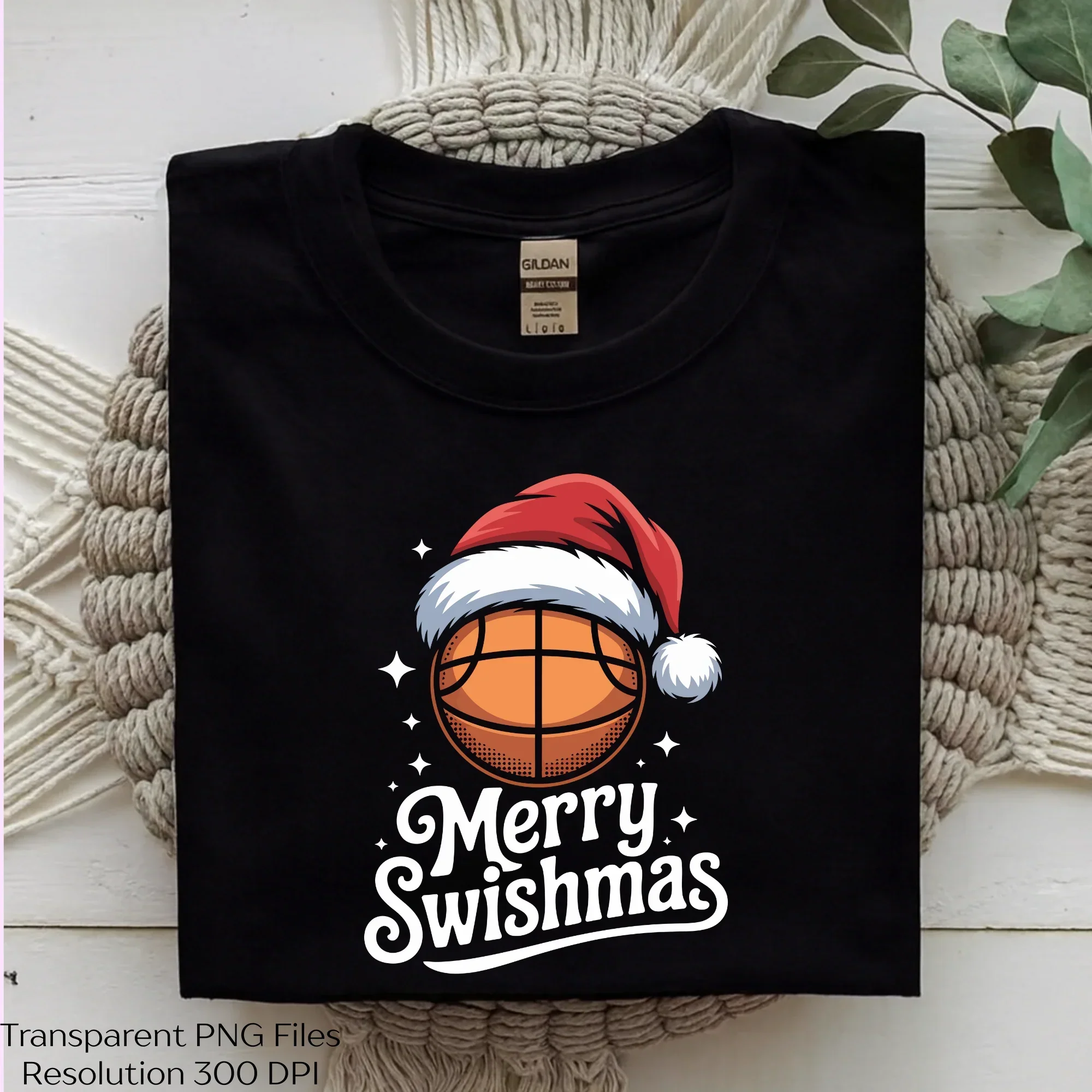 Merry Swishmas Christmas Basketball SVG Bundle