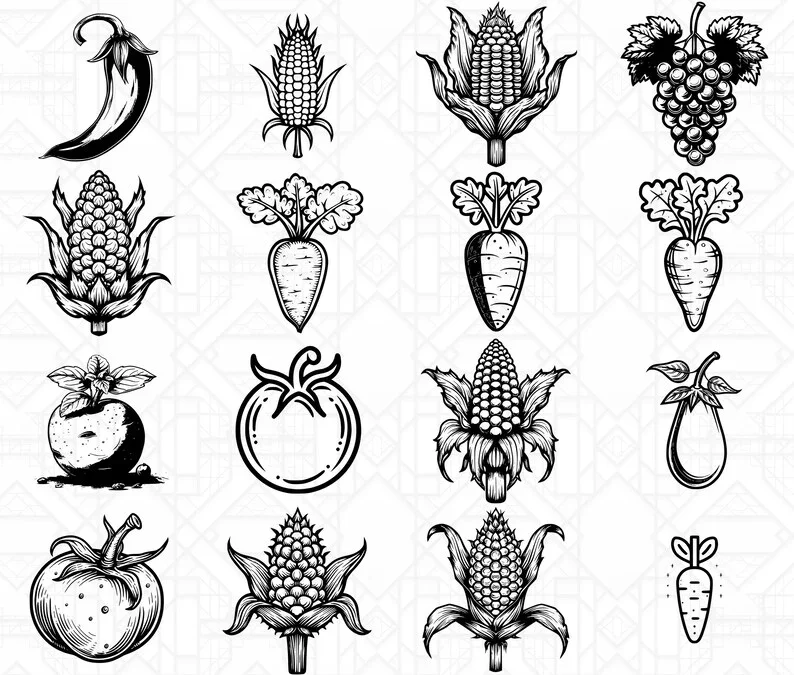 Minimalist Fruits SVG Bundle - Image 2