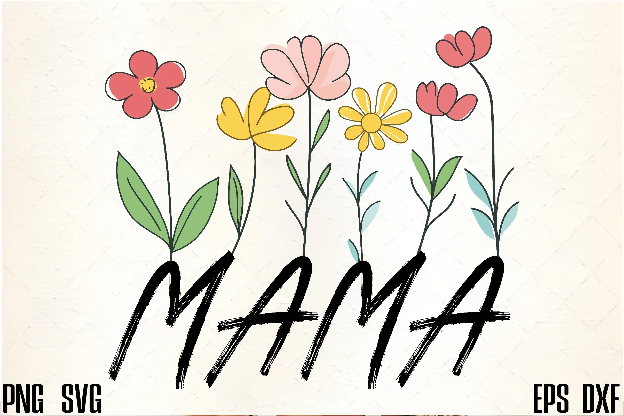 Mom Hand Lettered SVG Bundle