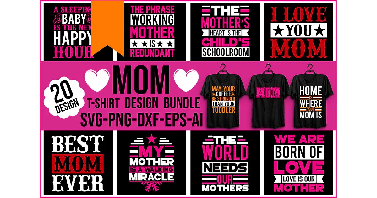 Mom T-Shirt Bundle