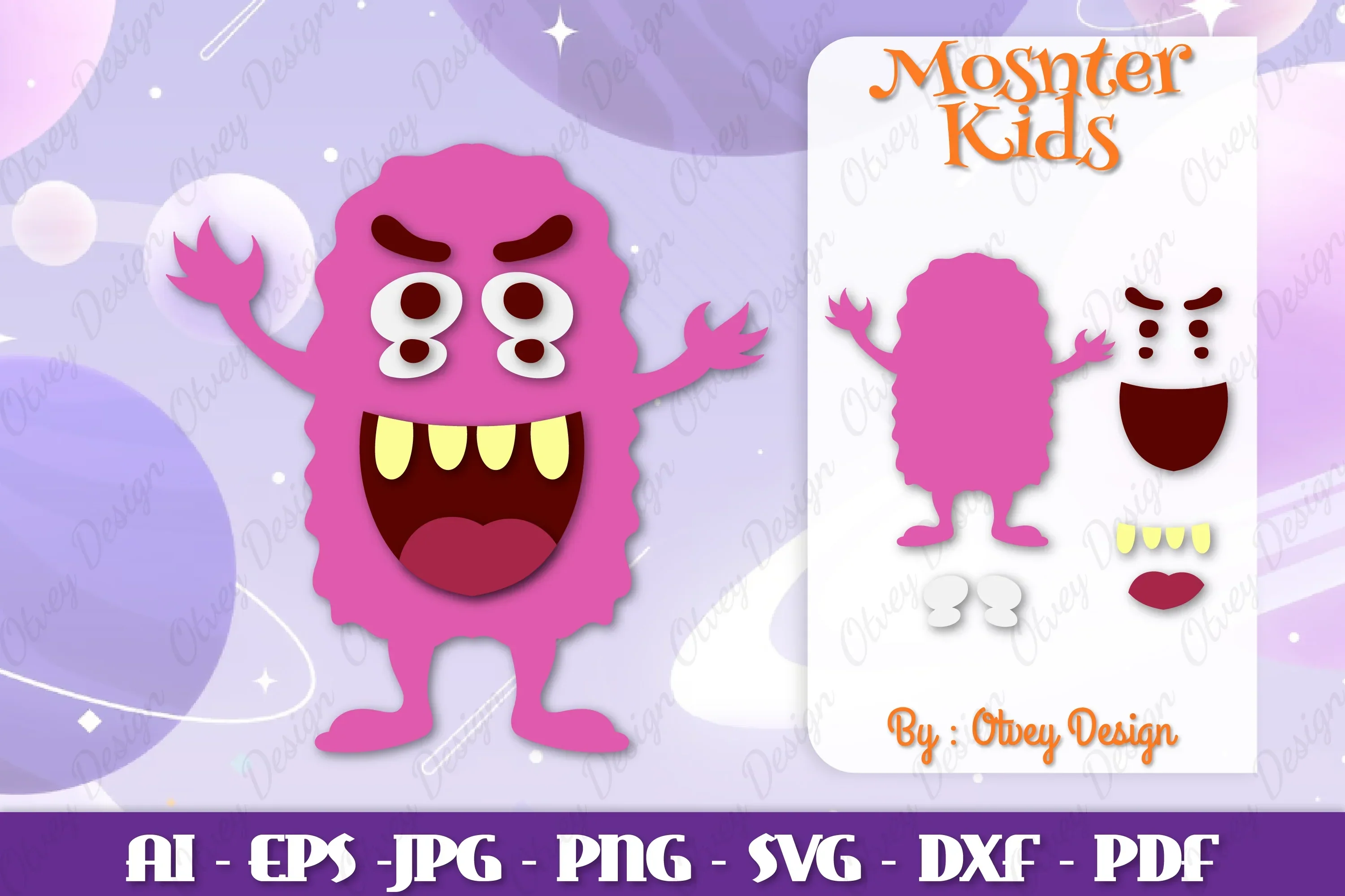 Monster Kids SVG Bundle