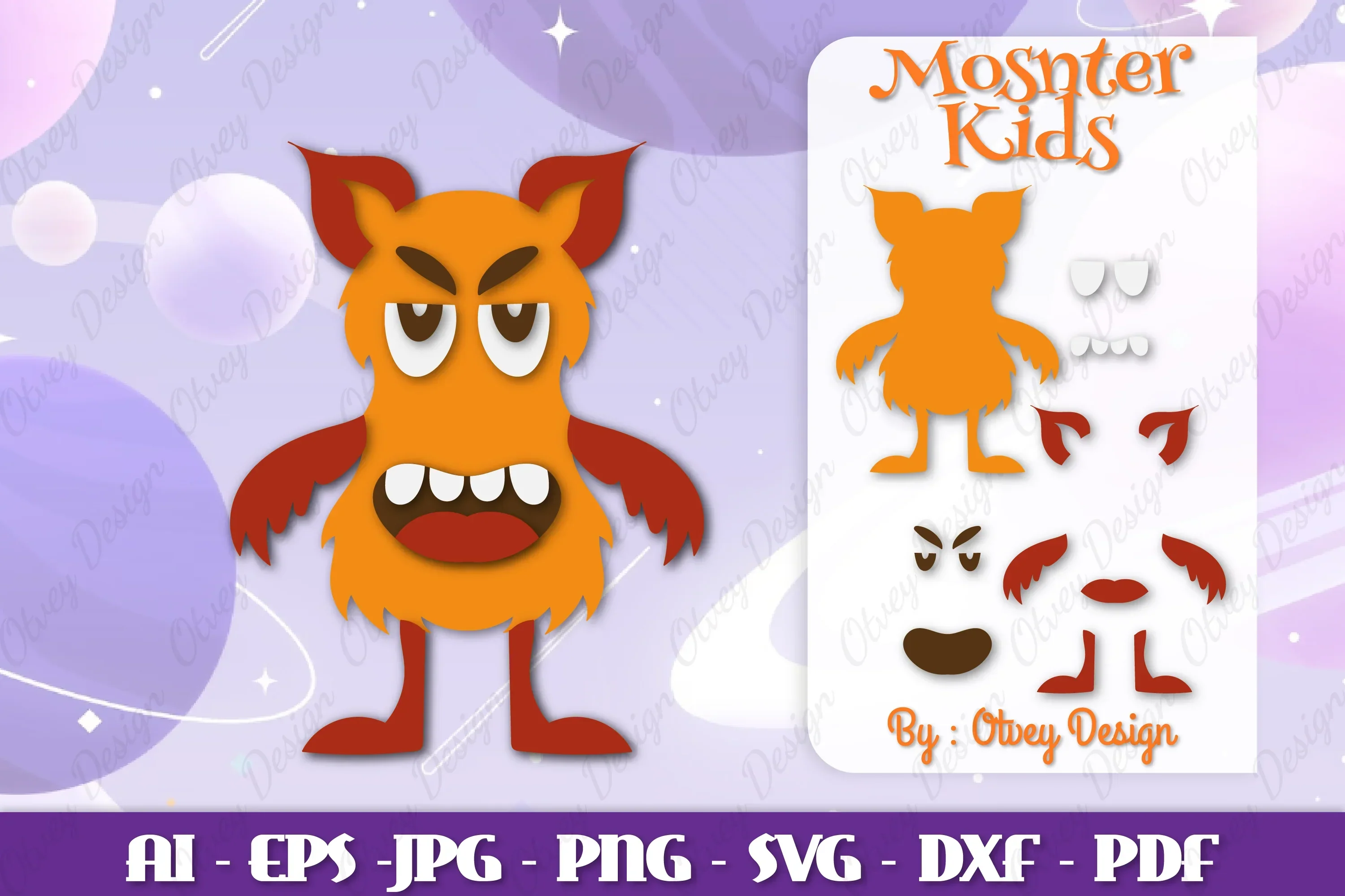 Monster Kids SVG Bundle