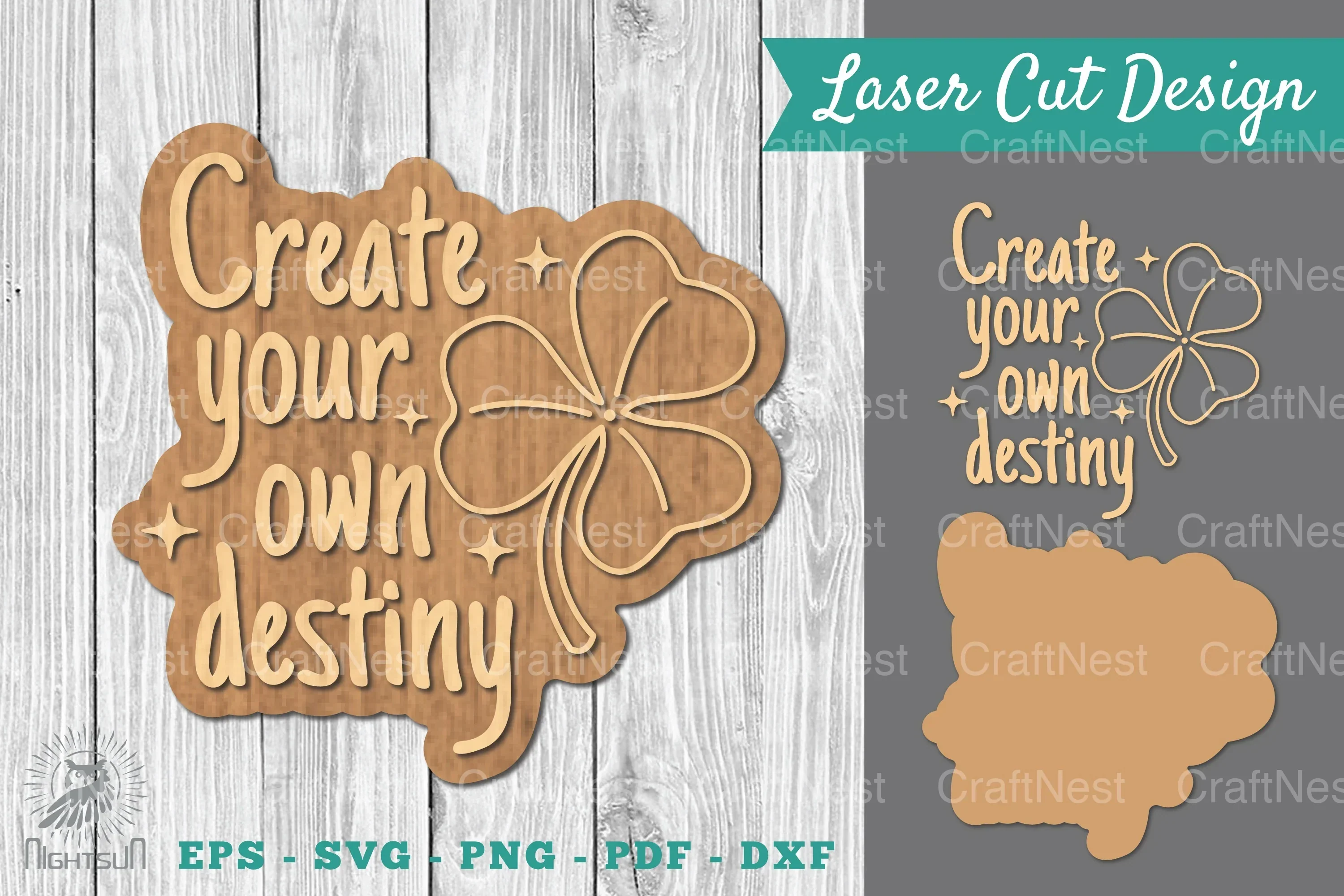 Motivational Laser Cut Decoration Clipart Bundle