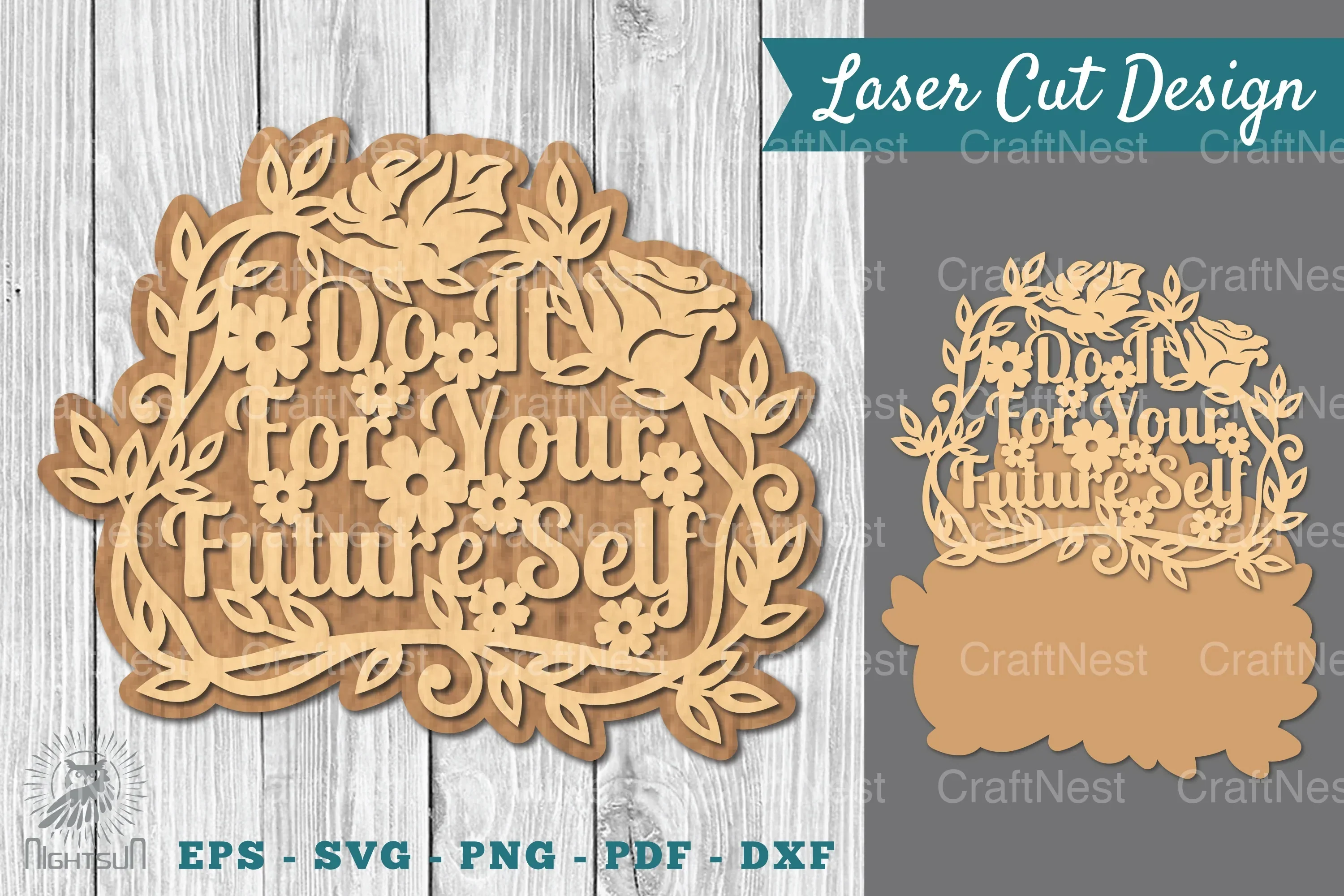 Motivational Quotes Laser Cut Sign SVG Bundle