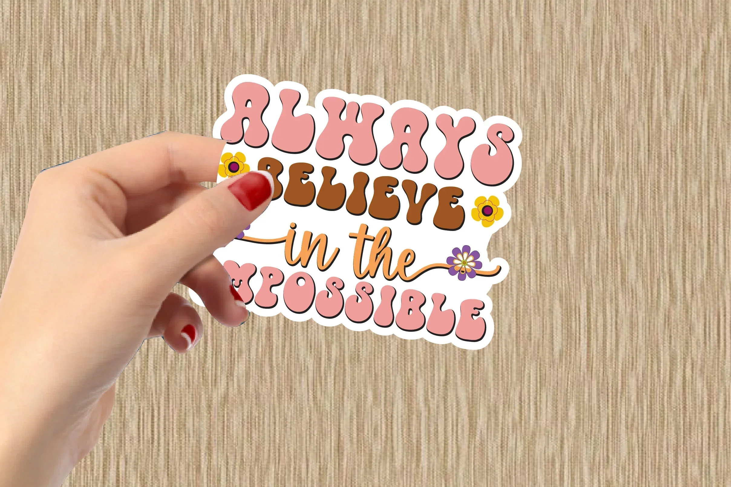 Motivational Retro Sticker Bundle - Image 12