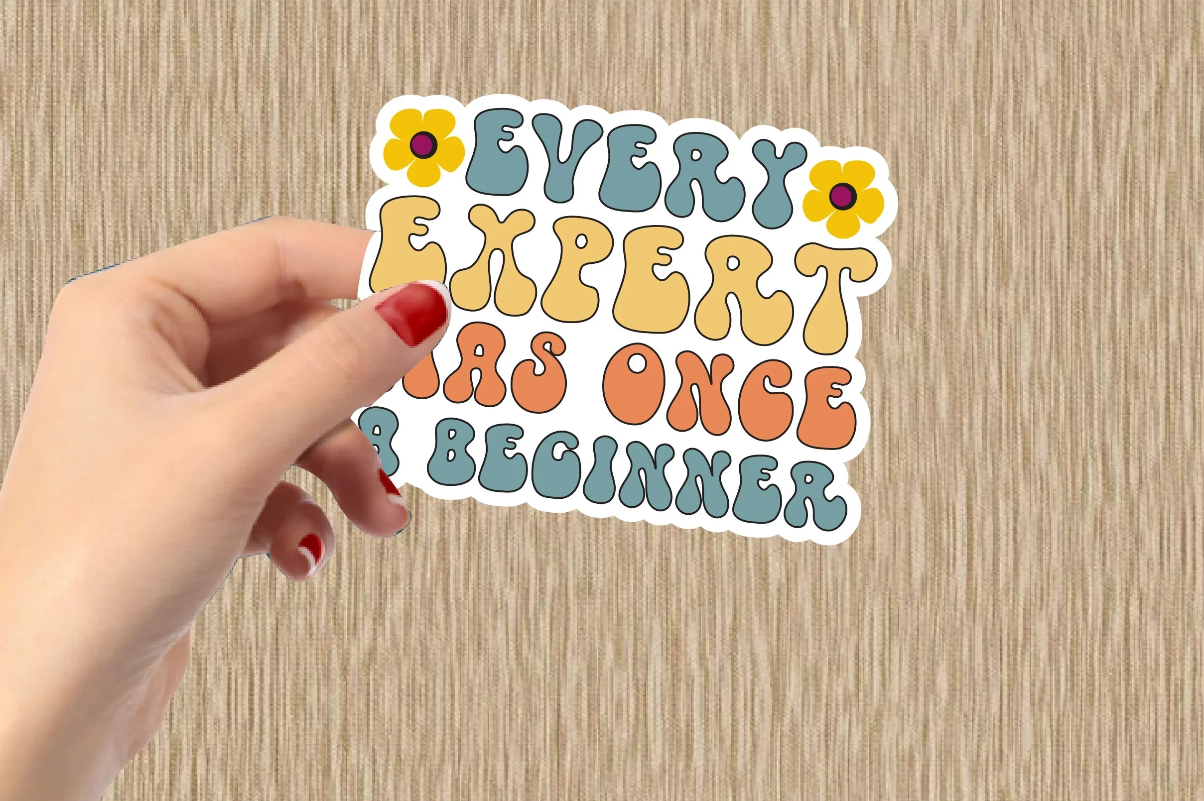 Motivational Retro Sticker Bundle - Image 13