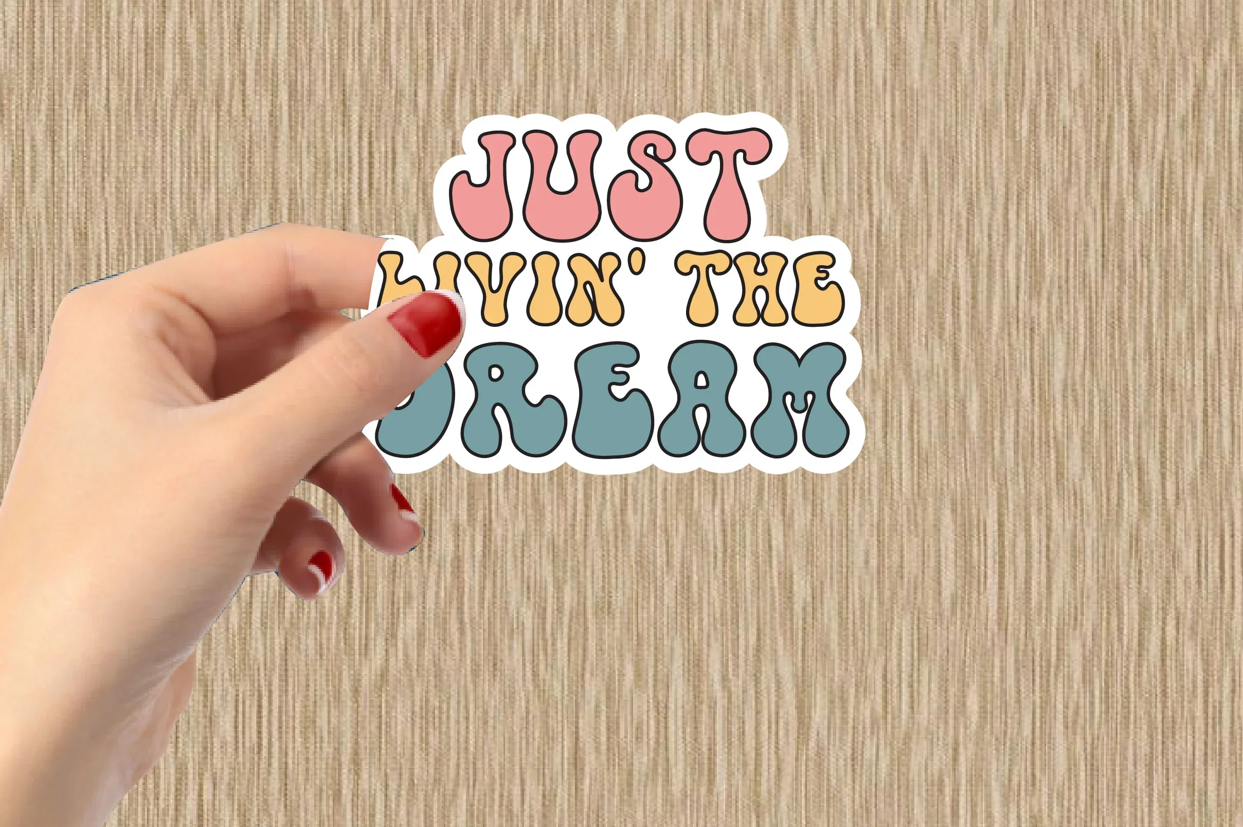Motivational Retro Sticker Bundle - Image 16