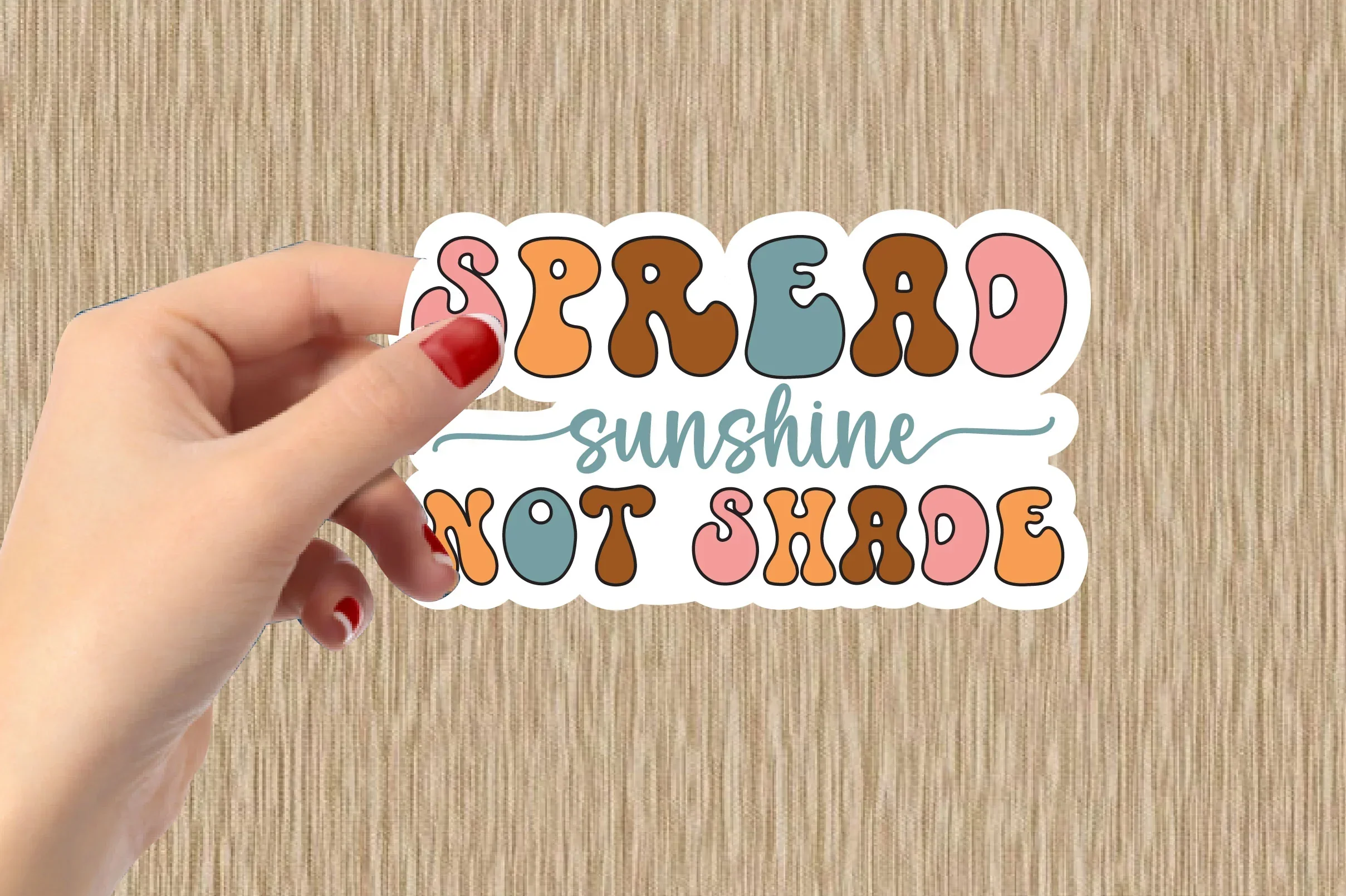 Motivational Retro Sticker Bundle - Image 2