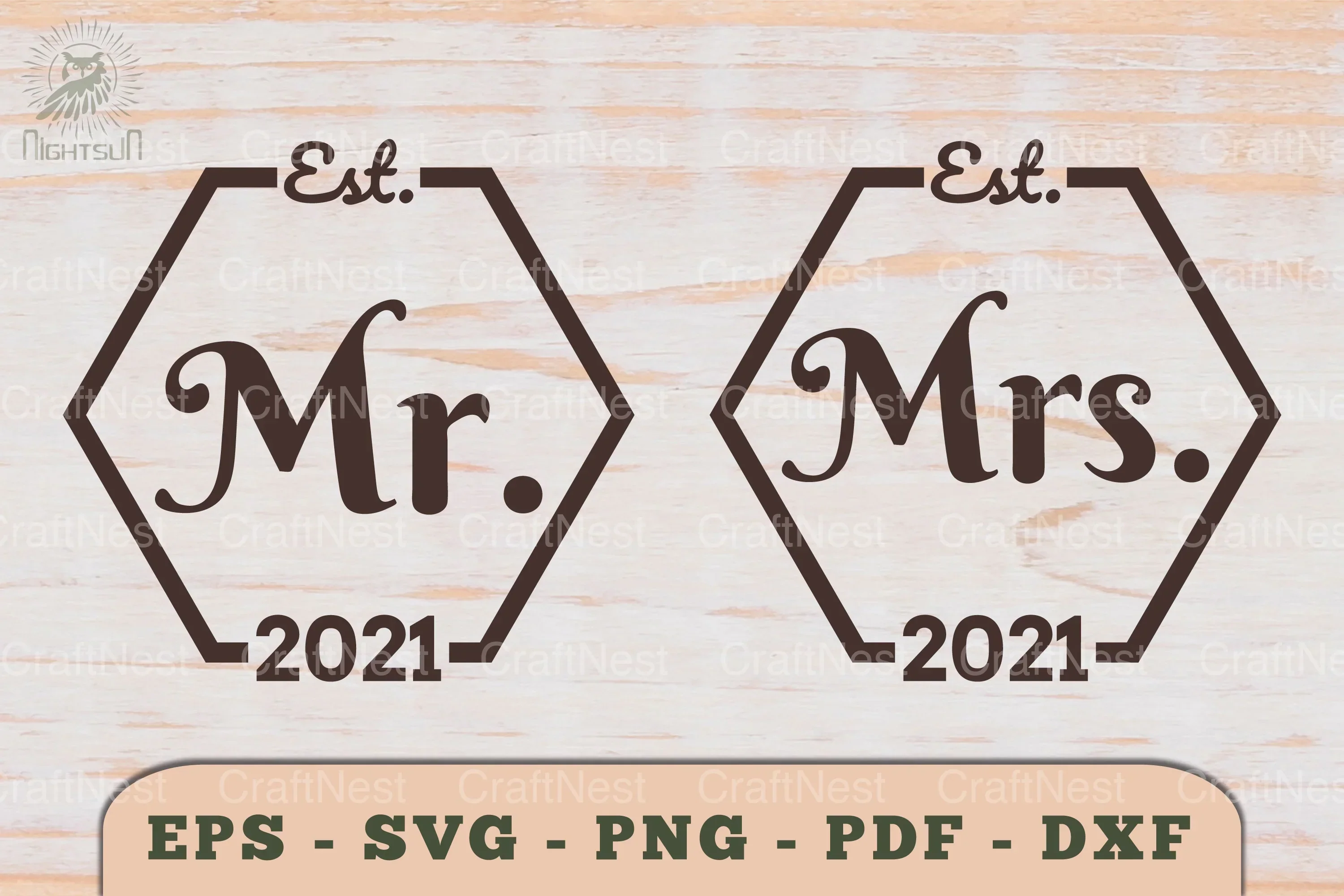 Mr and Mrs Love Couple SVG Bundle
