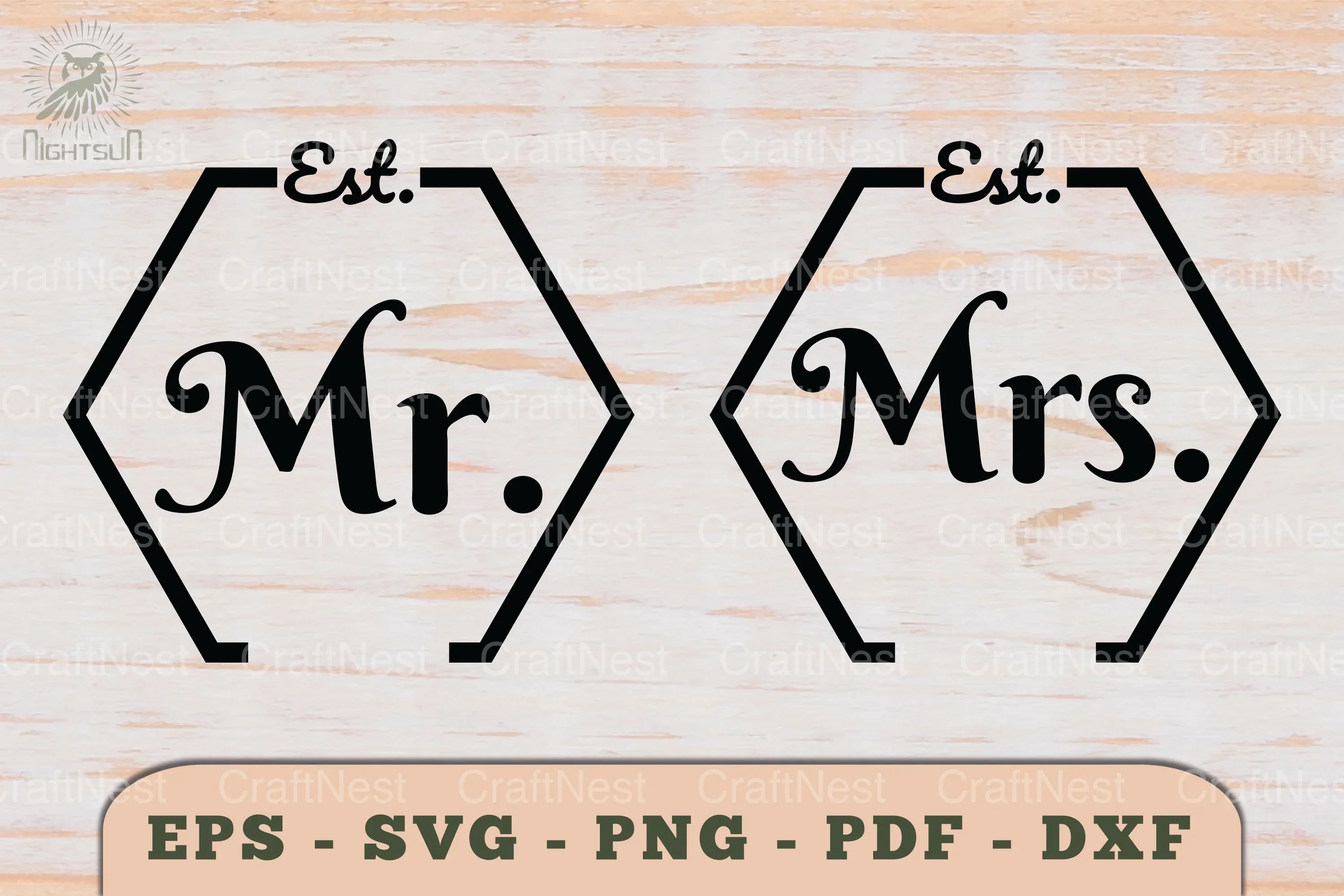 Mr and Mrs Love Couple SVG Bundle - Image 2