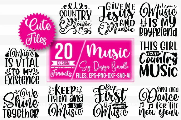Music SVG Bundle - Image 3
