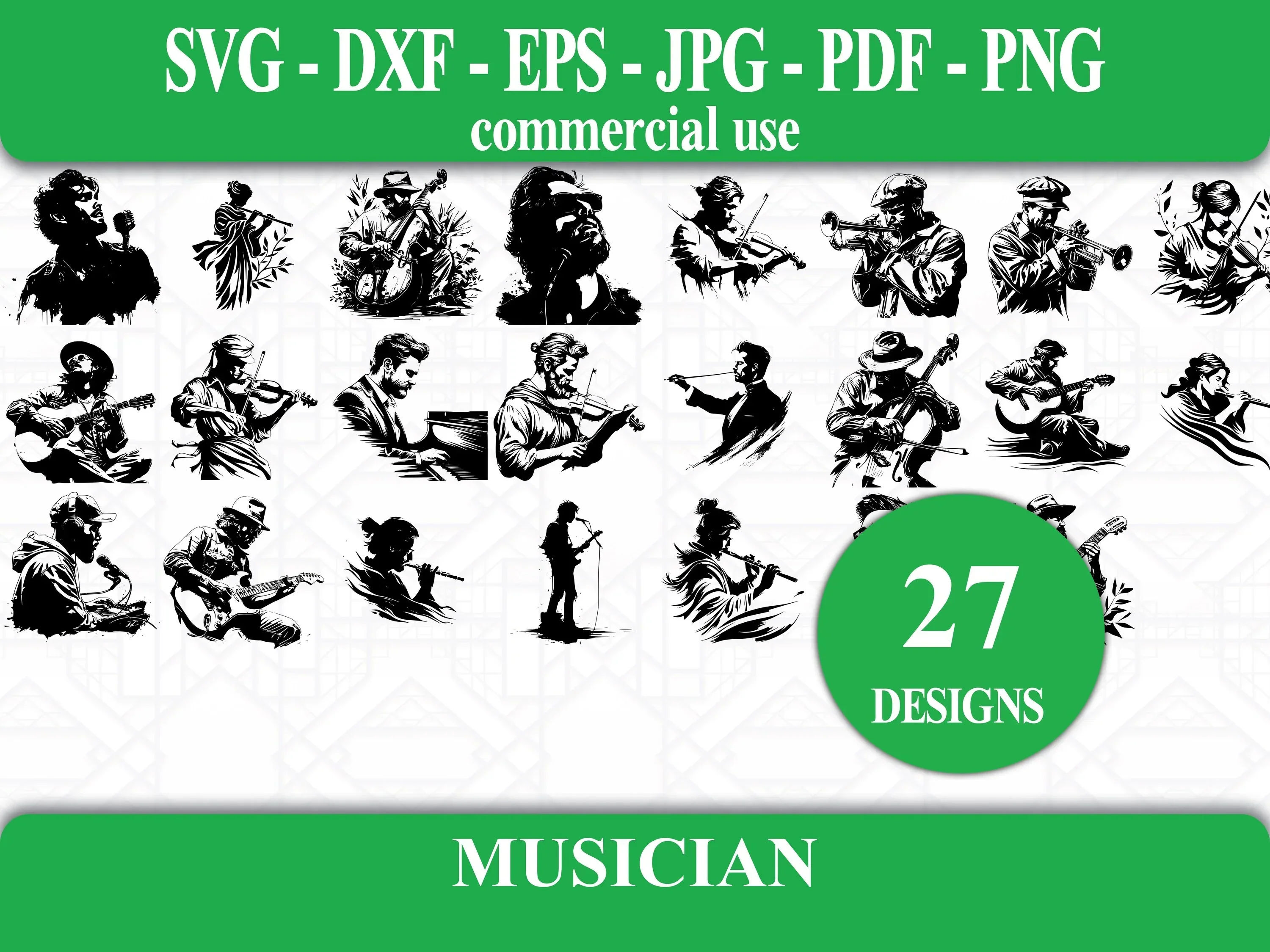 Musician SVG Bundle