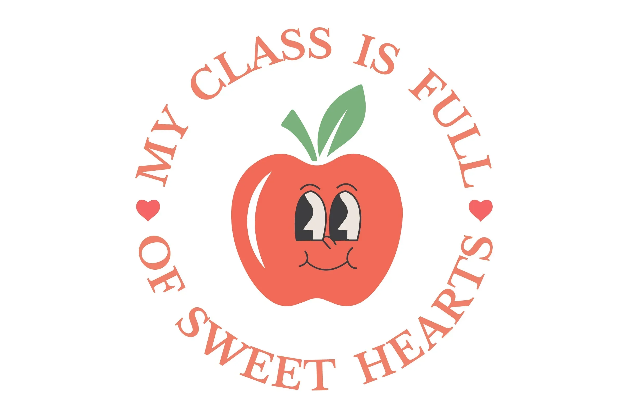 My Class Is Full Of Sweet Hearts SVG Bundle