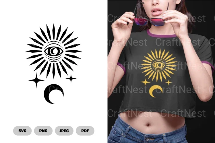 Mythical Eye Illustration Clipart Bundle