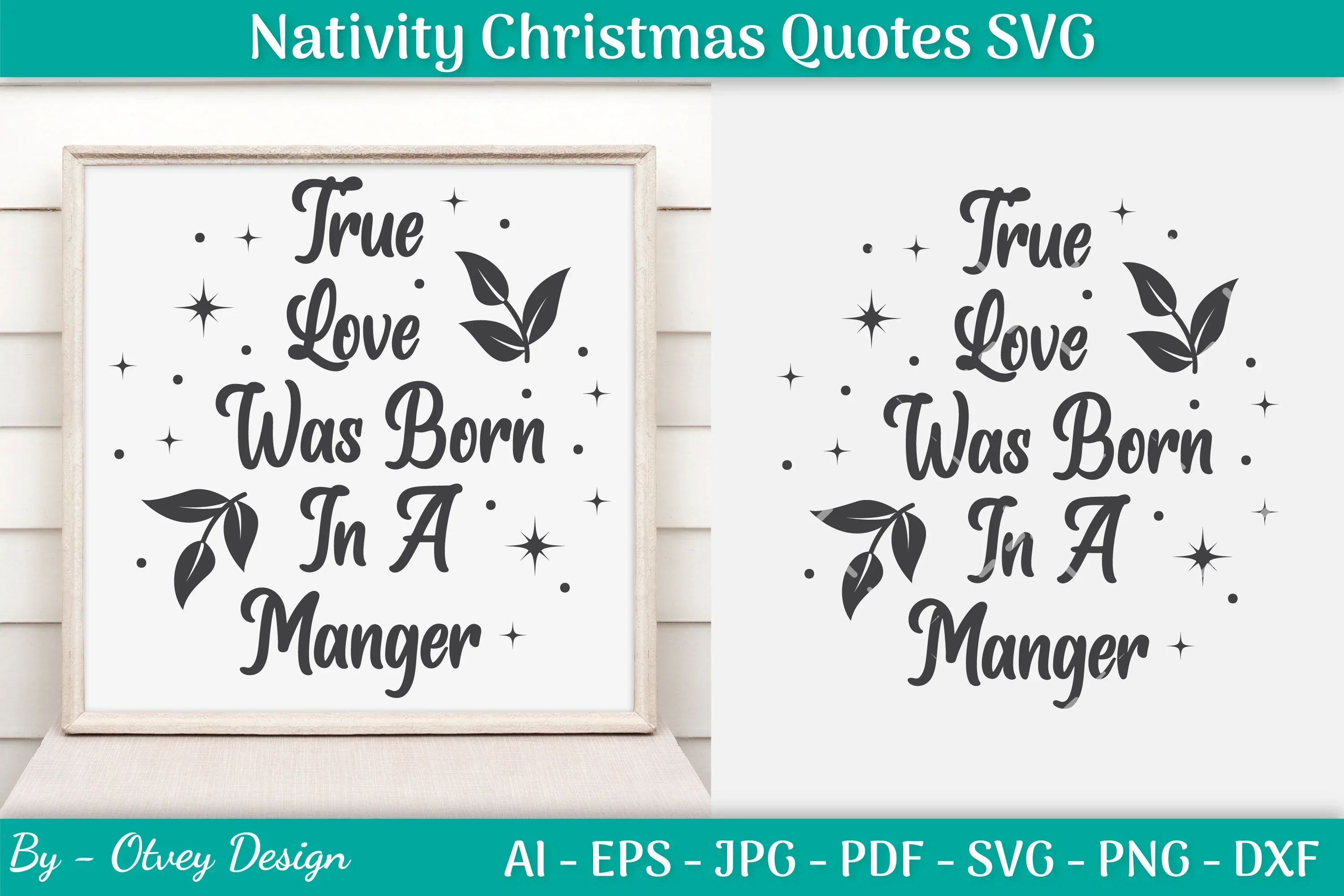 Nativity Christmas Quotes SVG Bundle