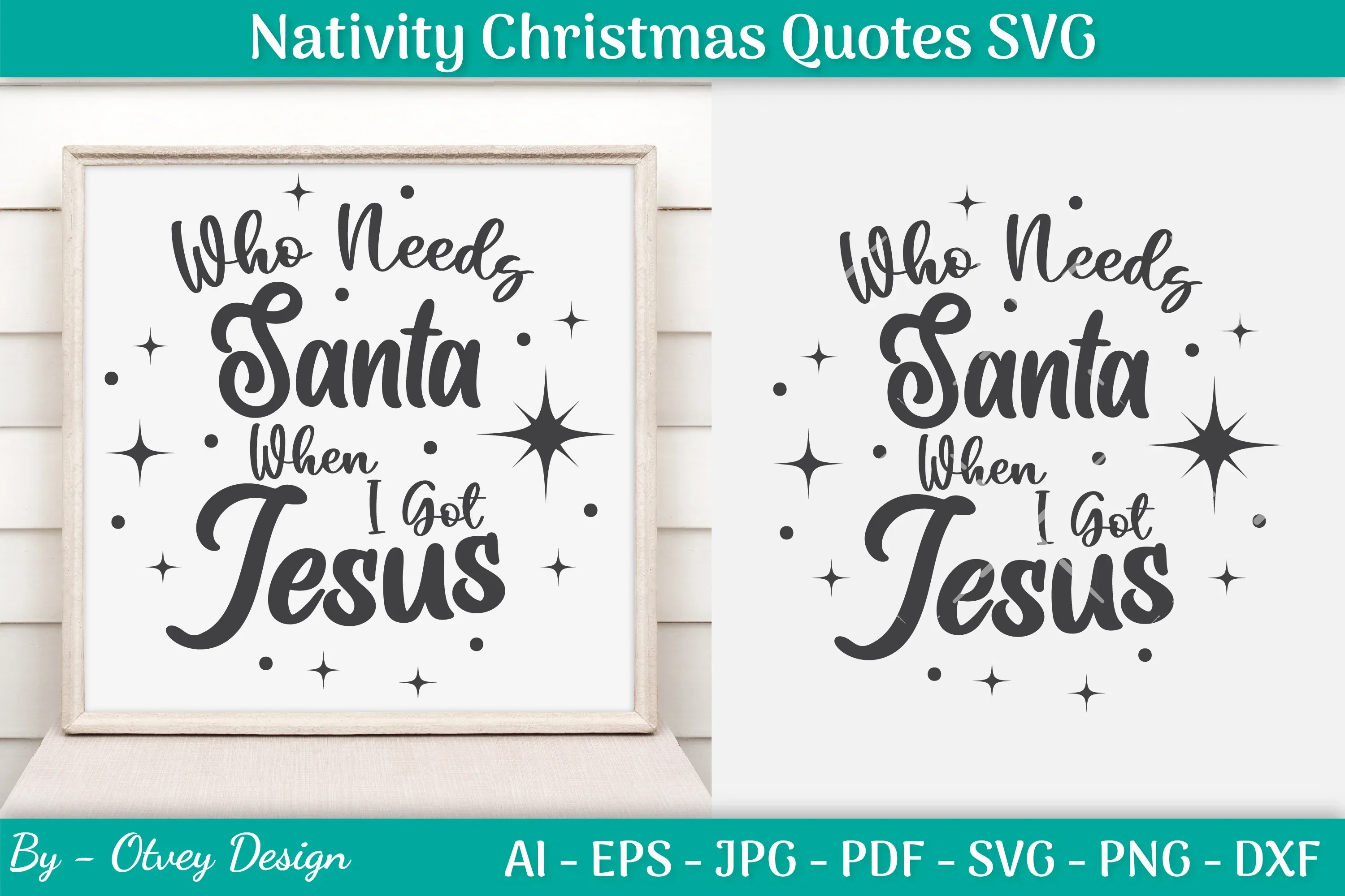 Nativity Christmas Quotes SVG Bundle