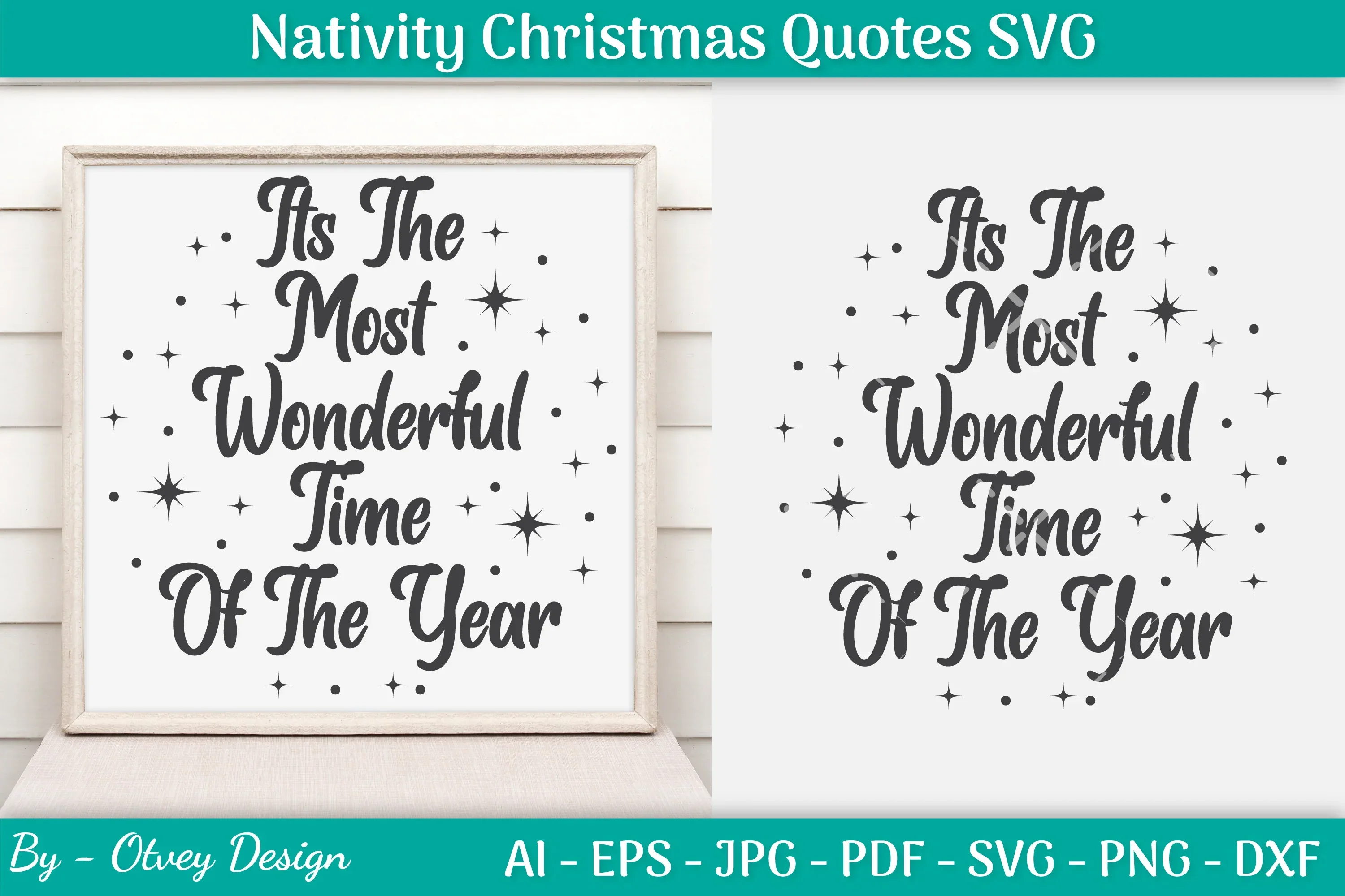 Nativity Christmas Quotes SVG Bundle