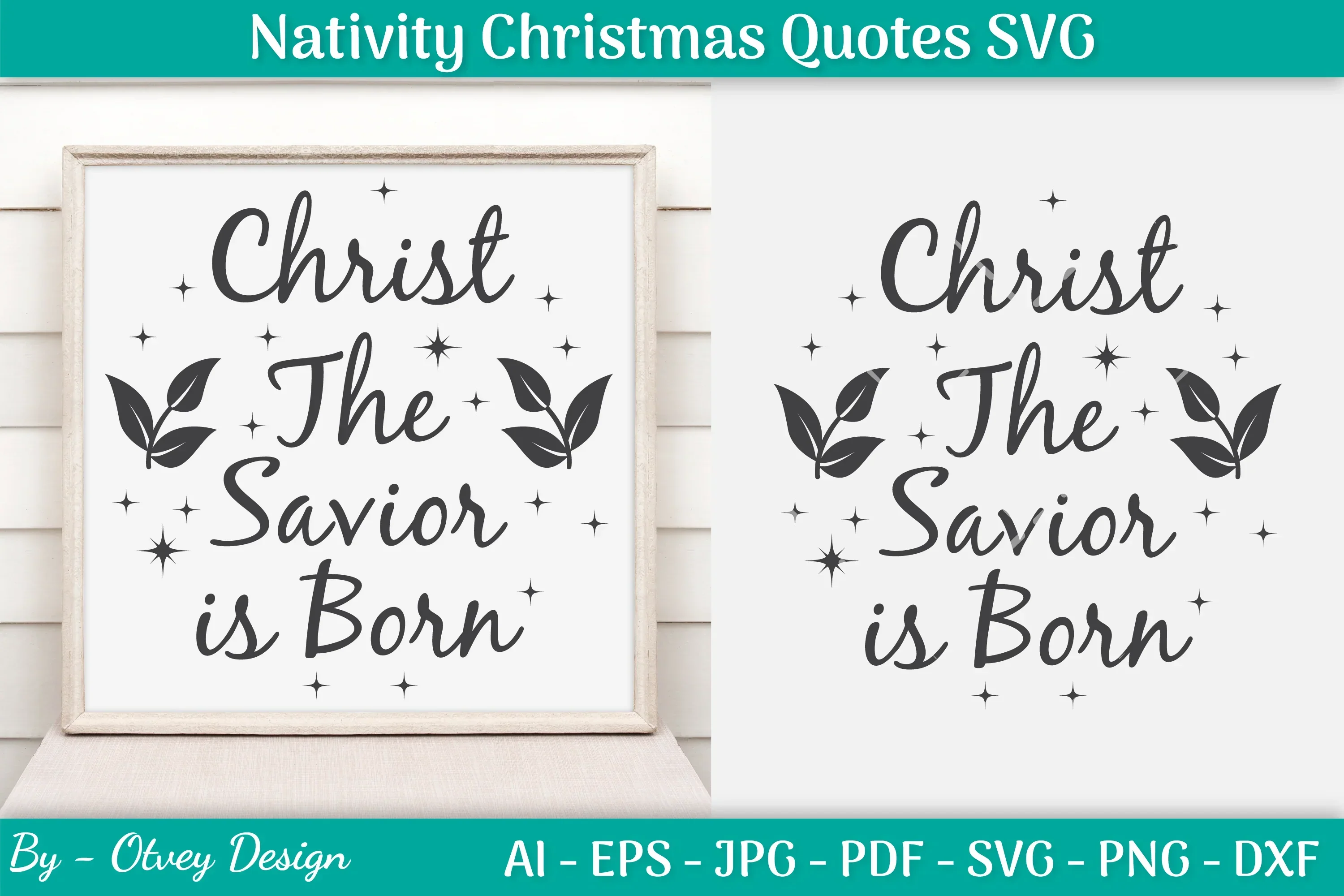Nativity Christmas Quotes SVG Bundle