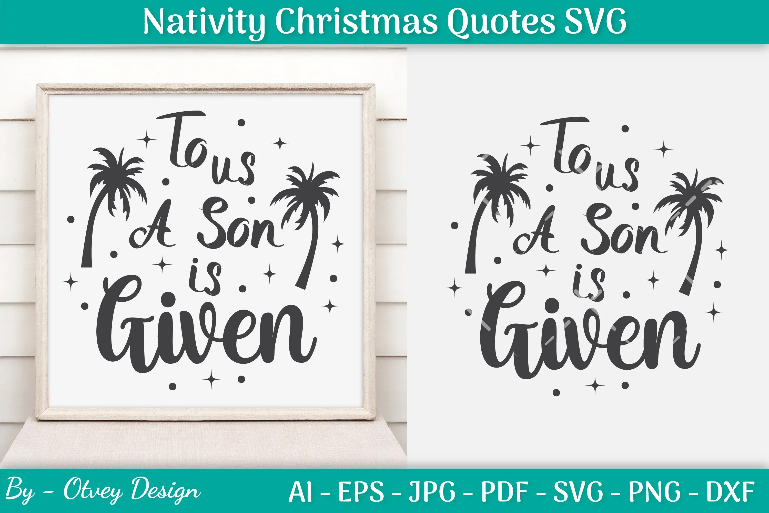 Nativity Christmas Quotes SVG Bundle