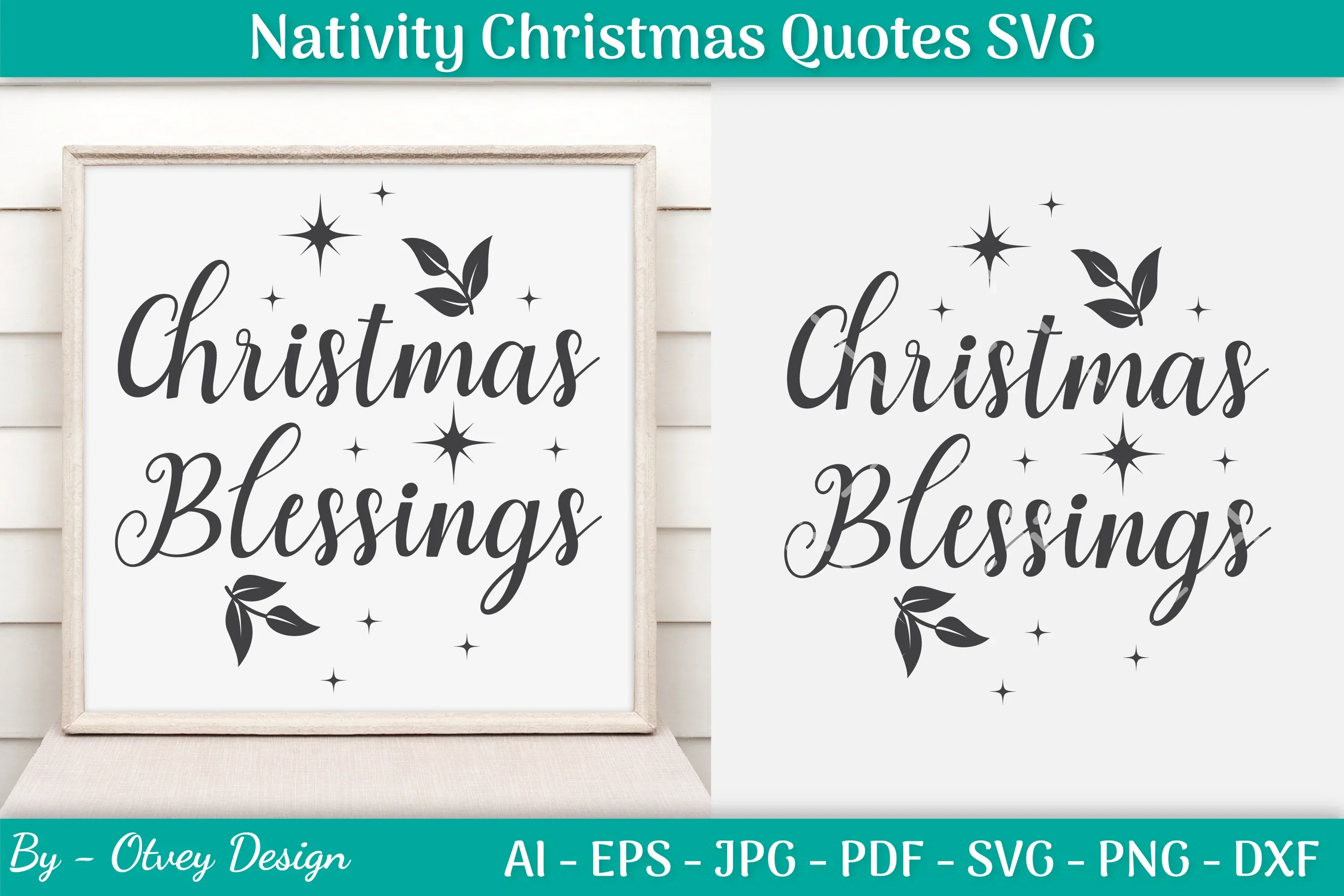 Nativity Christmas Quotes SVG Bundle