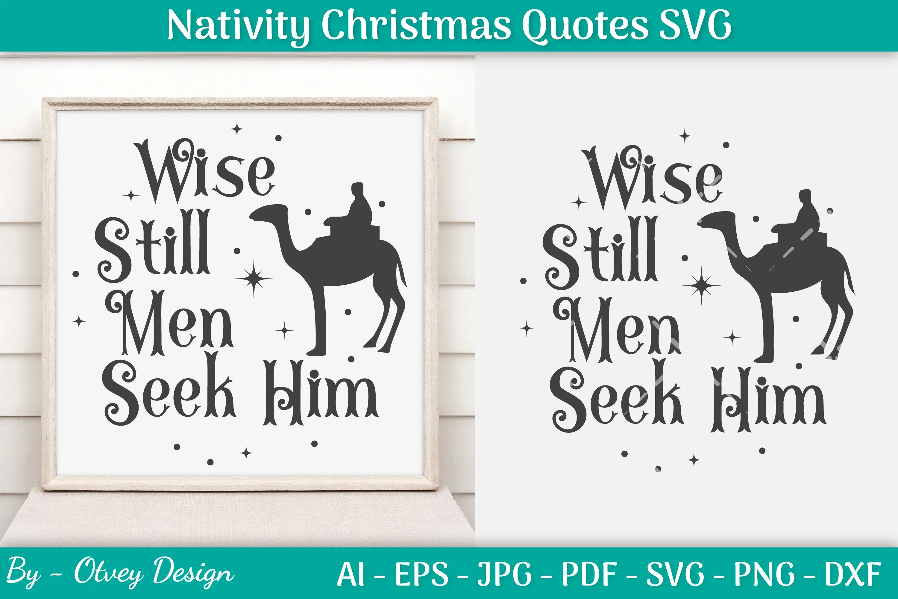 Nativity Christmas Quotes SVG Bundle