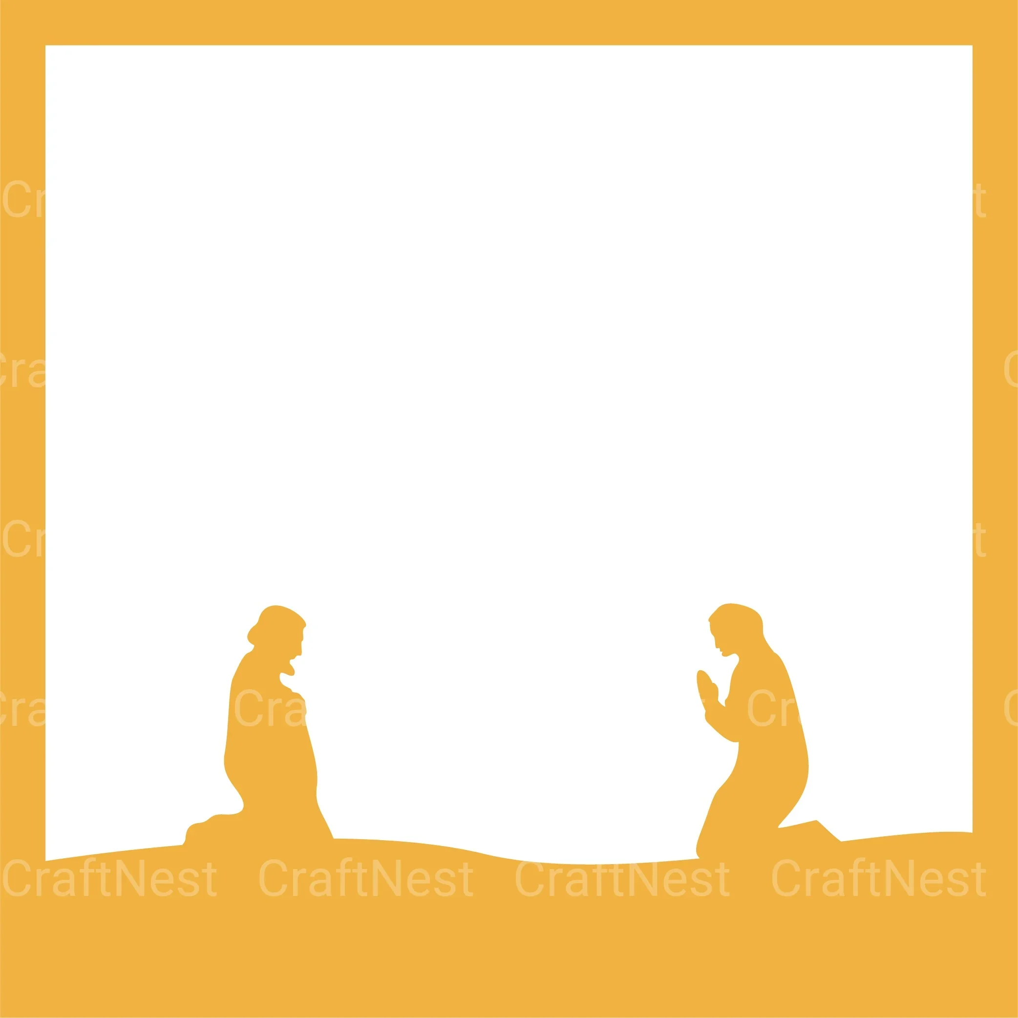 Nativity Scene 3D Layered Papercut SVG Bundle - Image 7