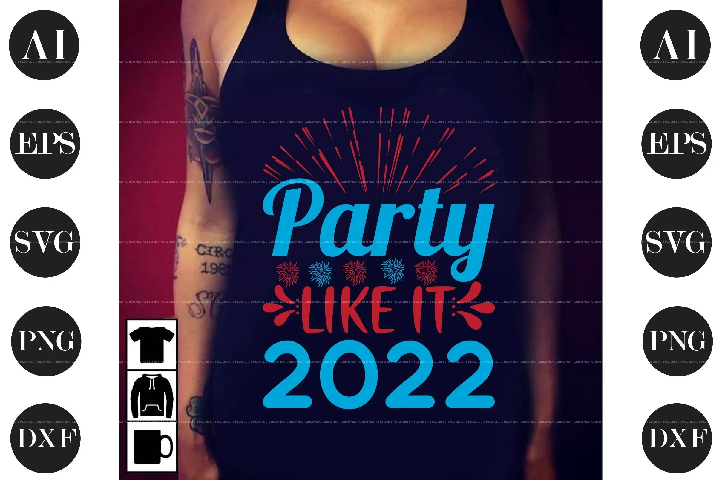 New Year Design SVG Bundle - Image 3
