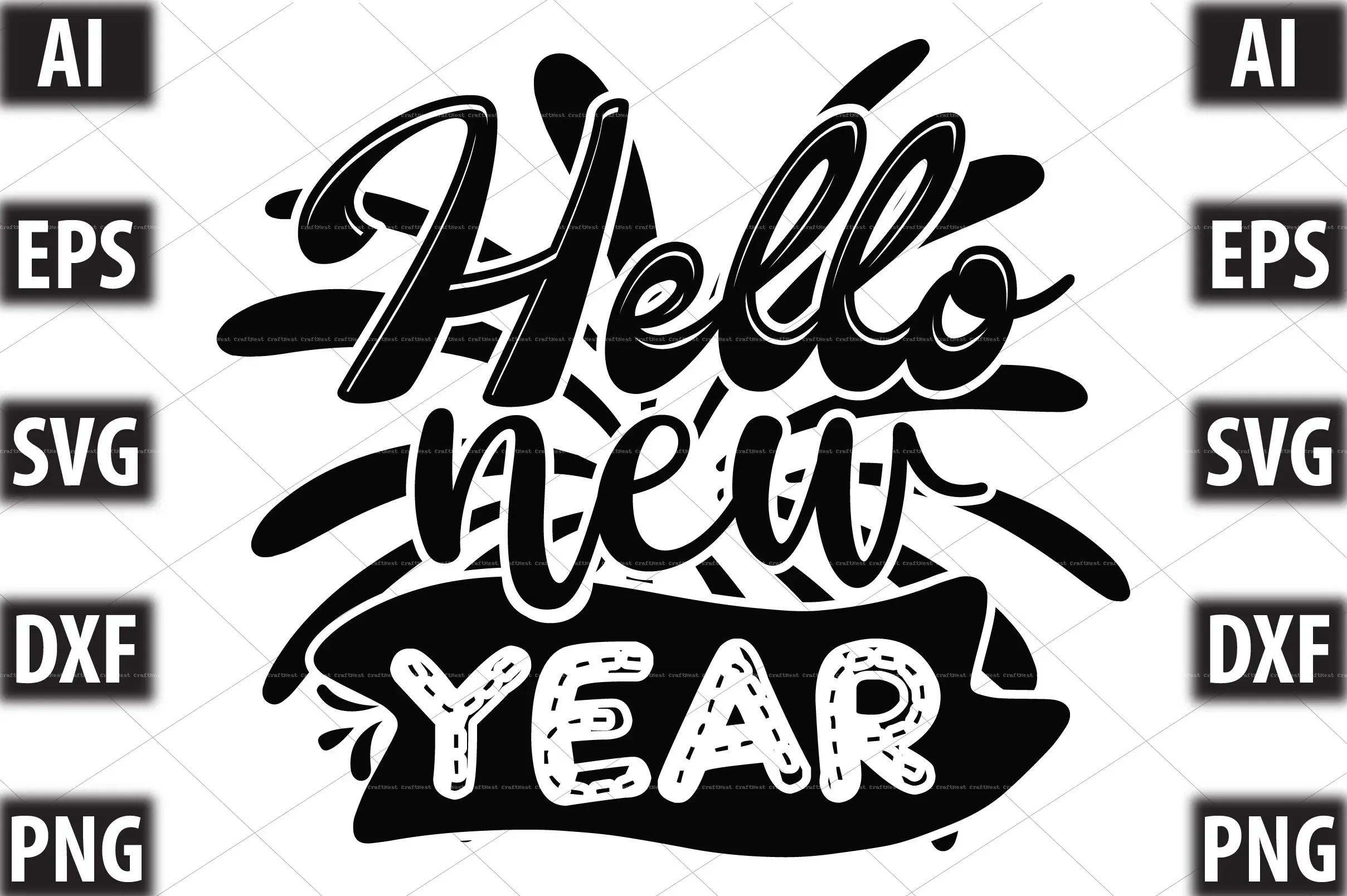 New Year SVG Bundle - Image 8