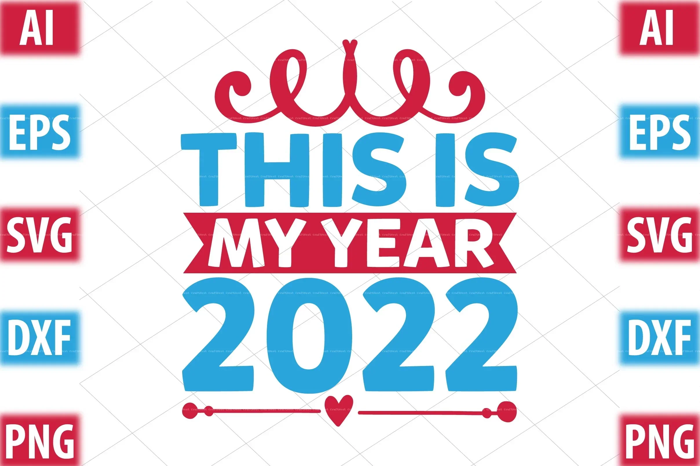 New Year SVG Bundle - Image 5