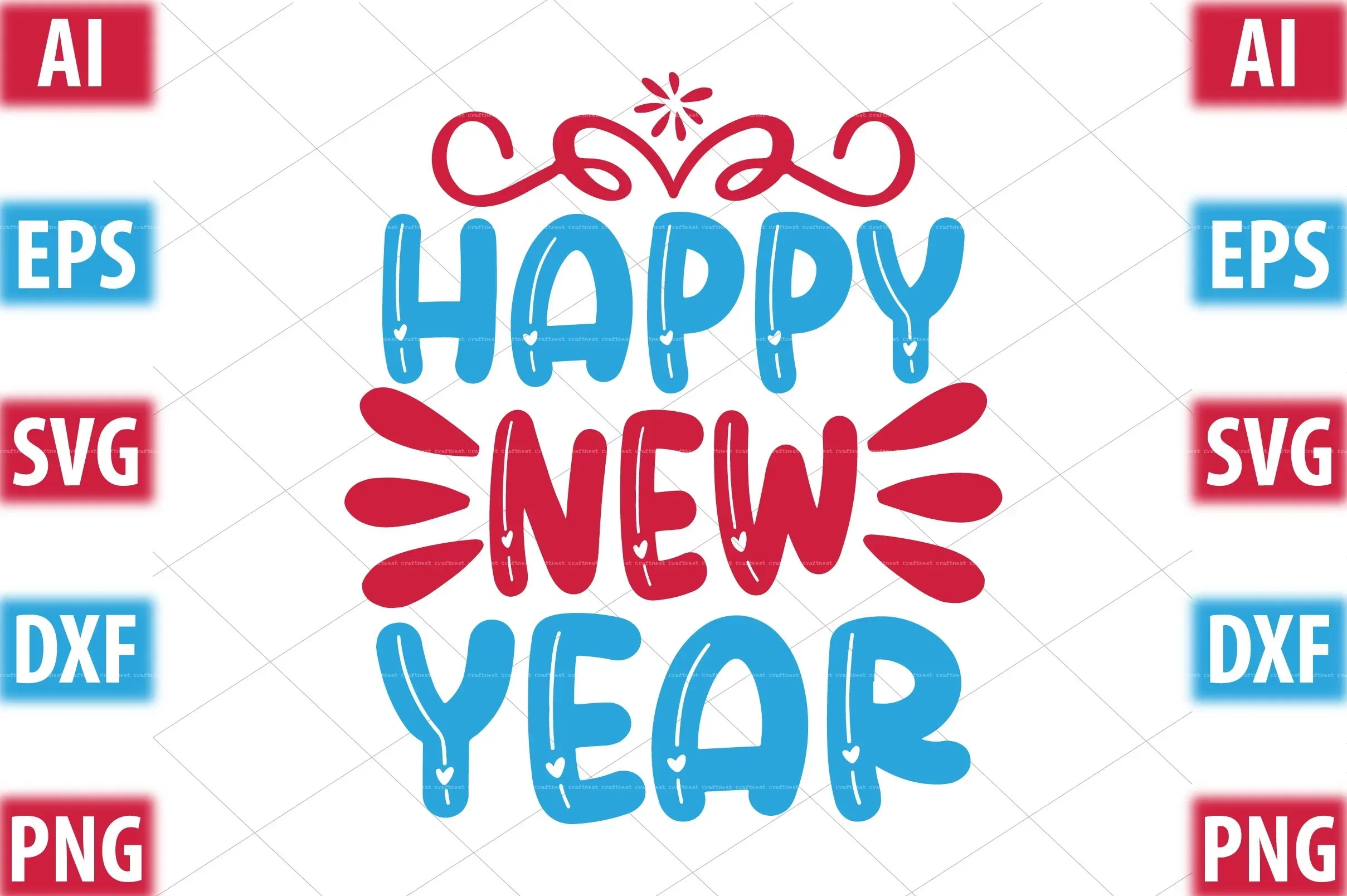 New Year SVG Bundle - Image 9