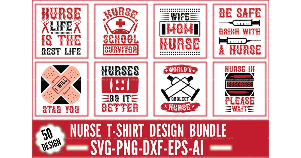 Nurse Design SVG Bundle