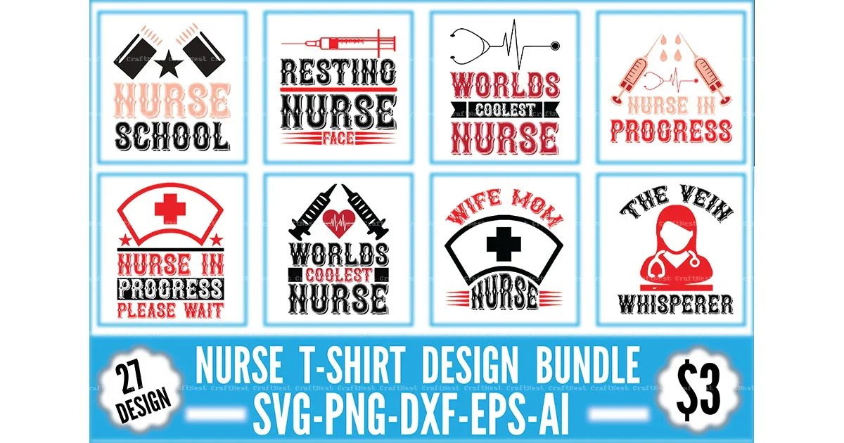 Nurse Design SVG Bundle