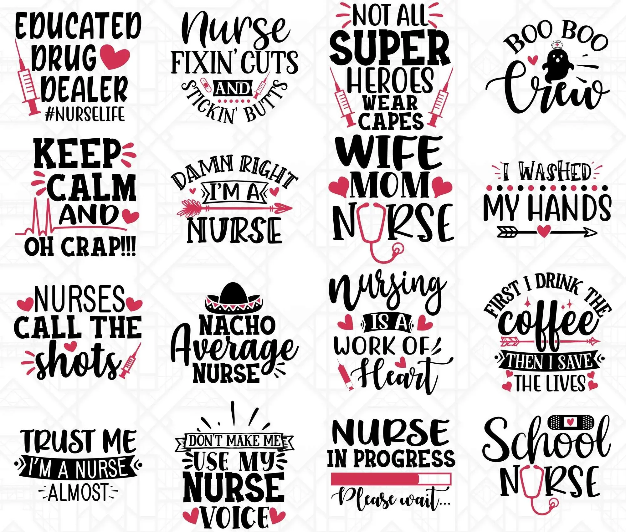 Nurse Quotes SVG - Image 2