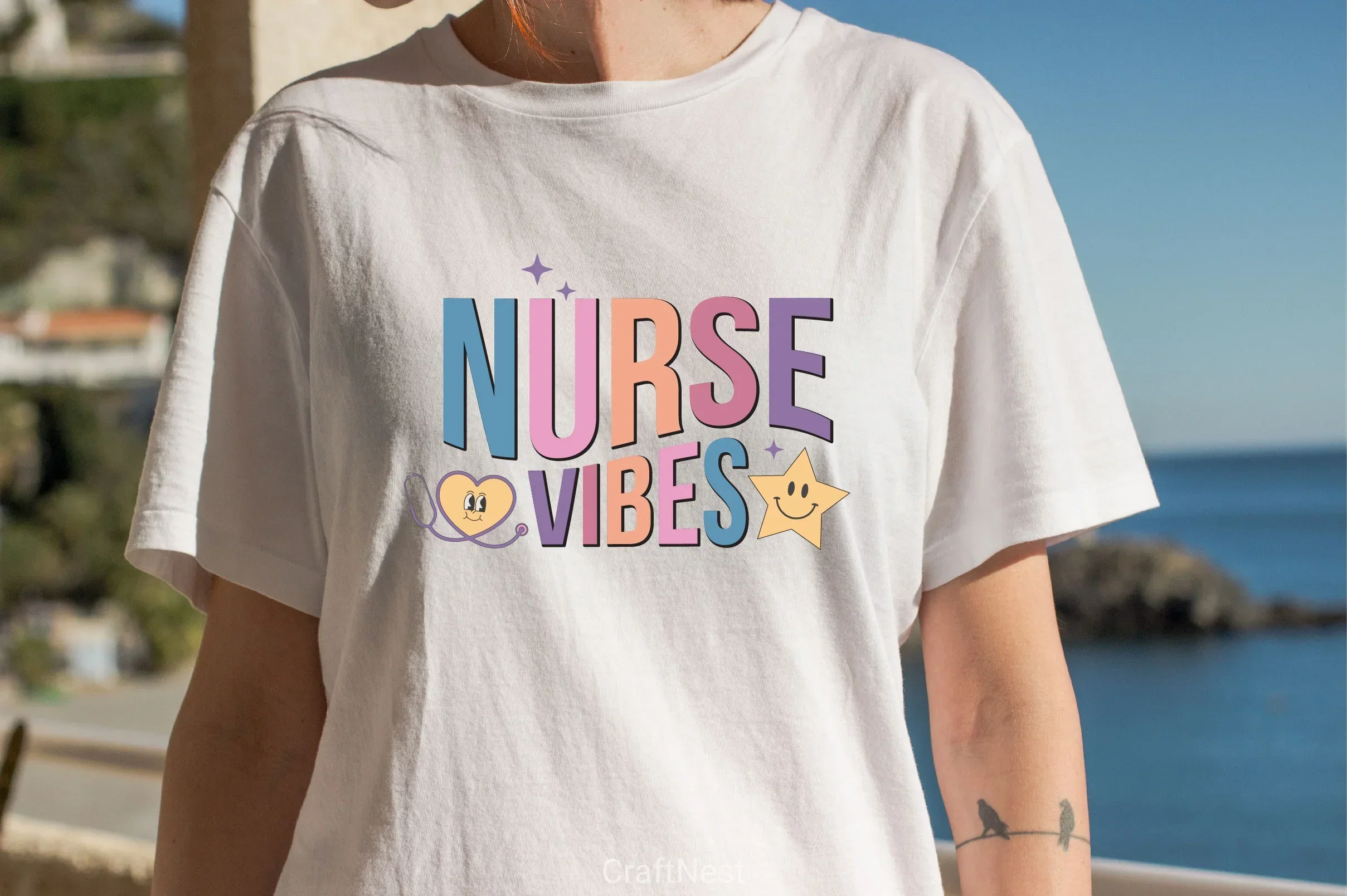 Nurse Vibes SVG Bundle - Image 4